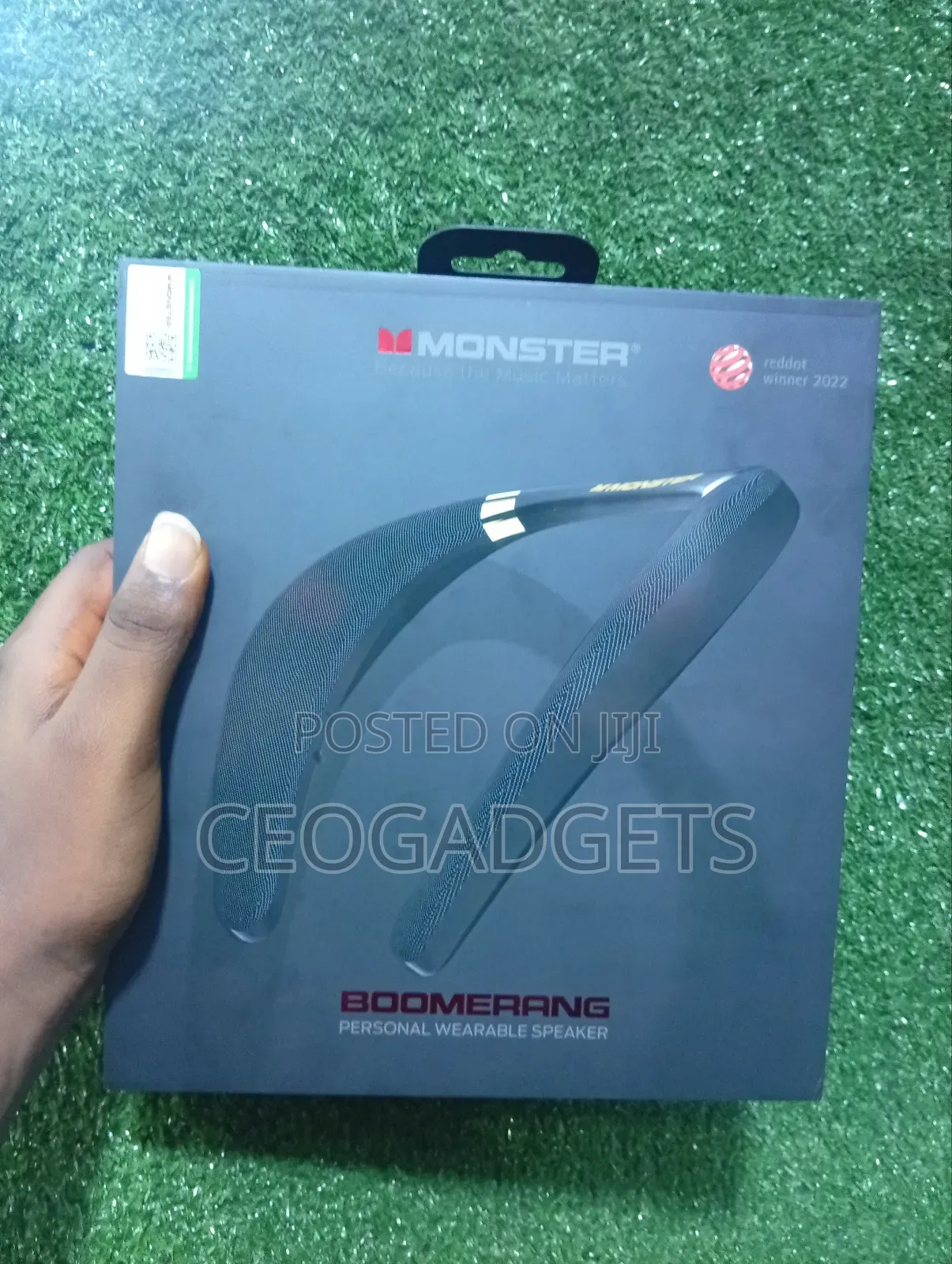 Monster Boomerang Neck Band Bluetooth Speaker  Sound Neckband Speaker
