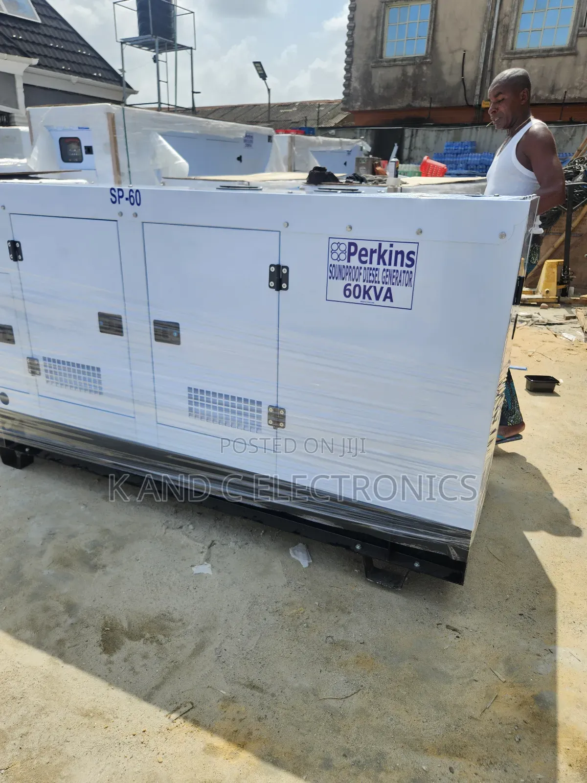 60kva Perkins Diesel Soundproof Generator Available