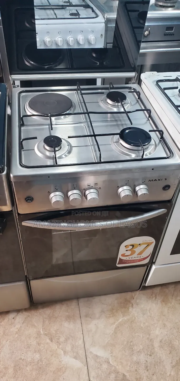 50by50 Cm Standard Tokunbo Gas Cooker With 3 Burners Gas 1 Electric