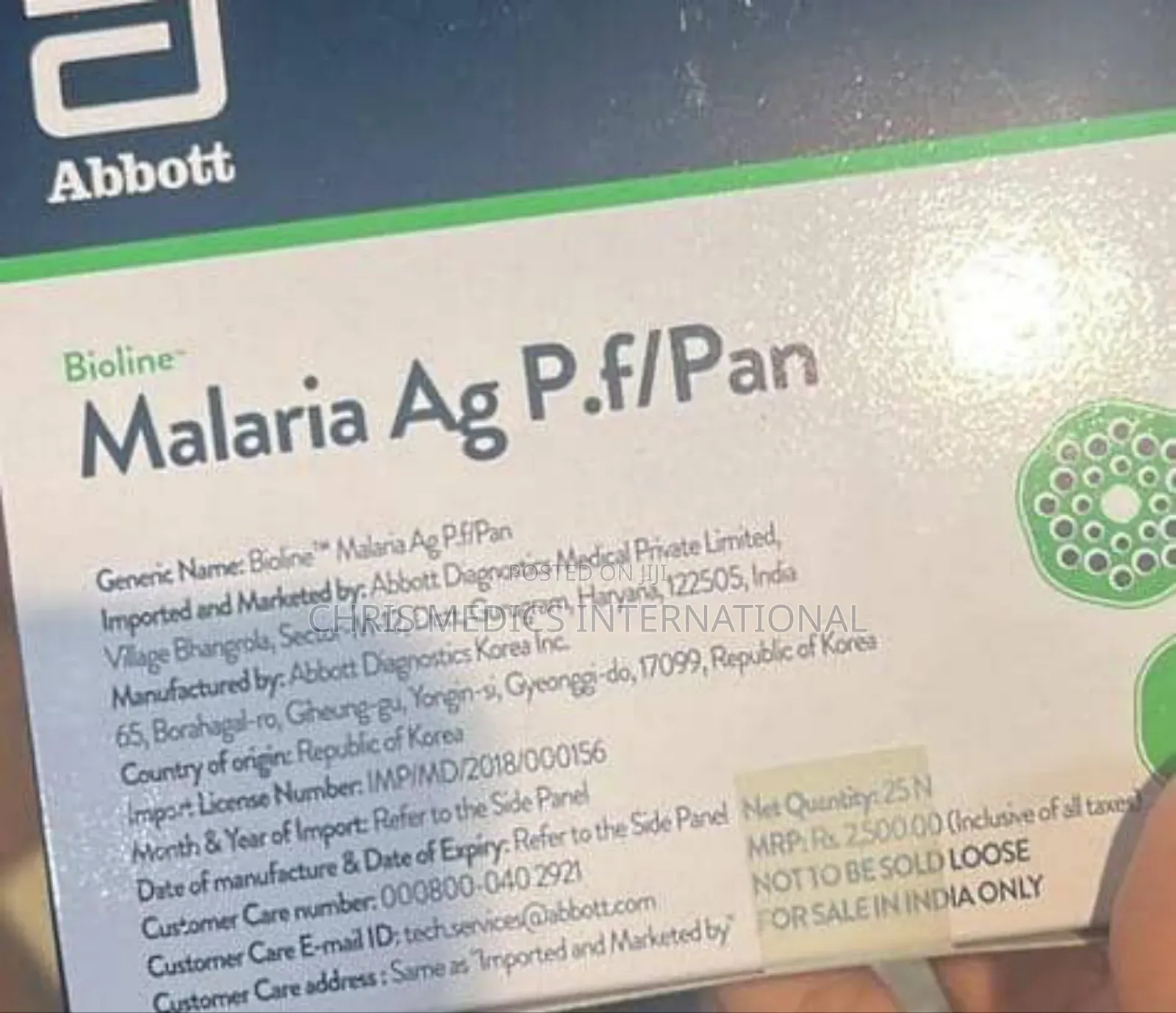 Abott Malaria Pf/Pan