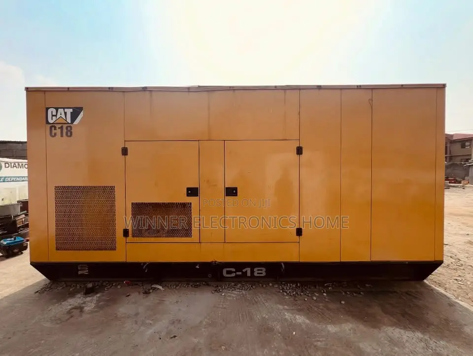 C18 Cat, 650kva. Neatly Used Soundproof