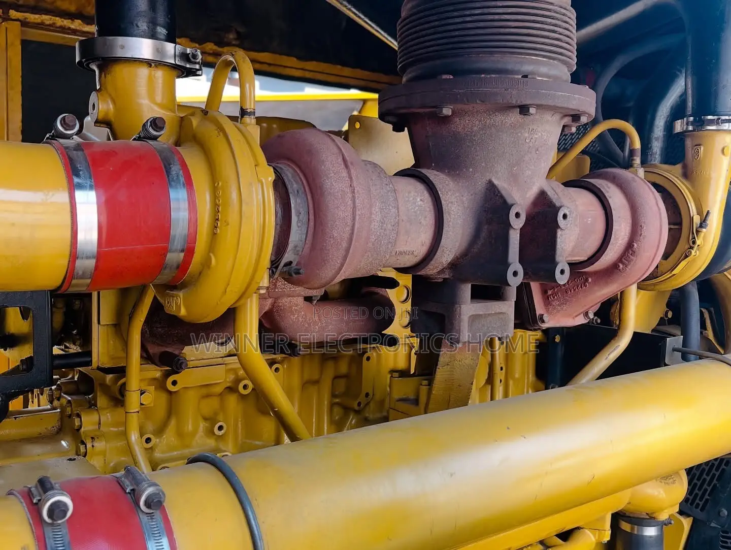 C18 Cat, 650kva. Neatly Used Soundproof