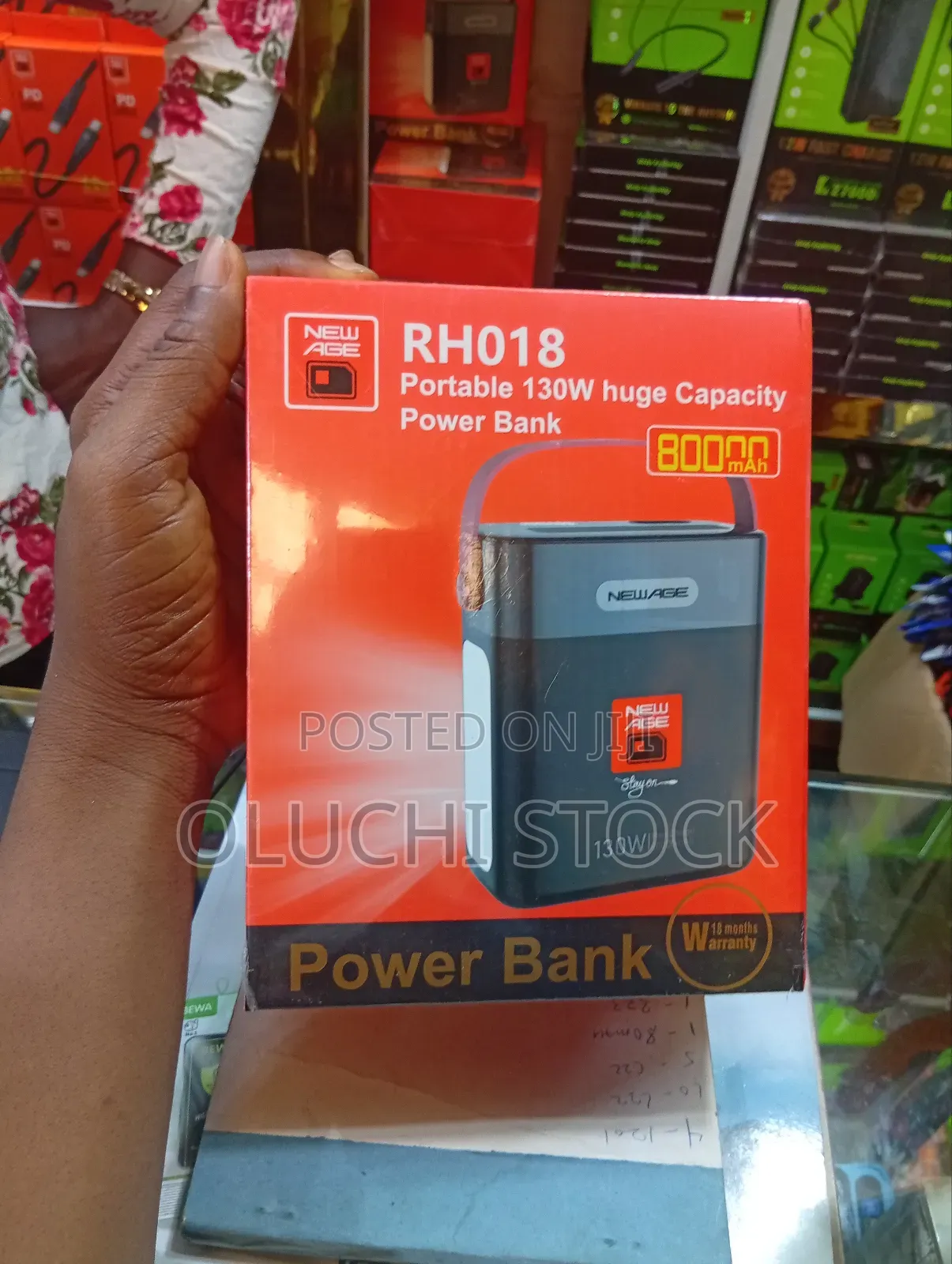 New Age 80000mah Laptop Power Bank 130w