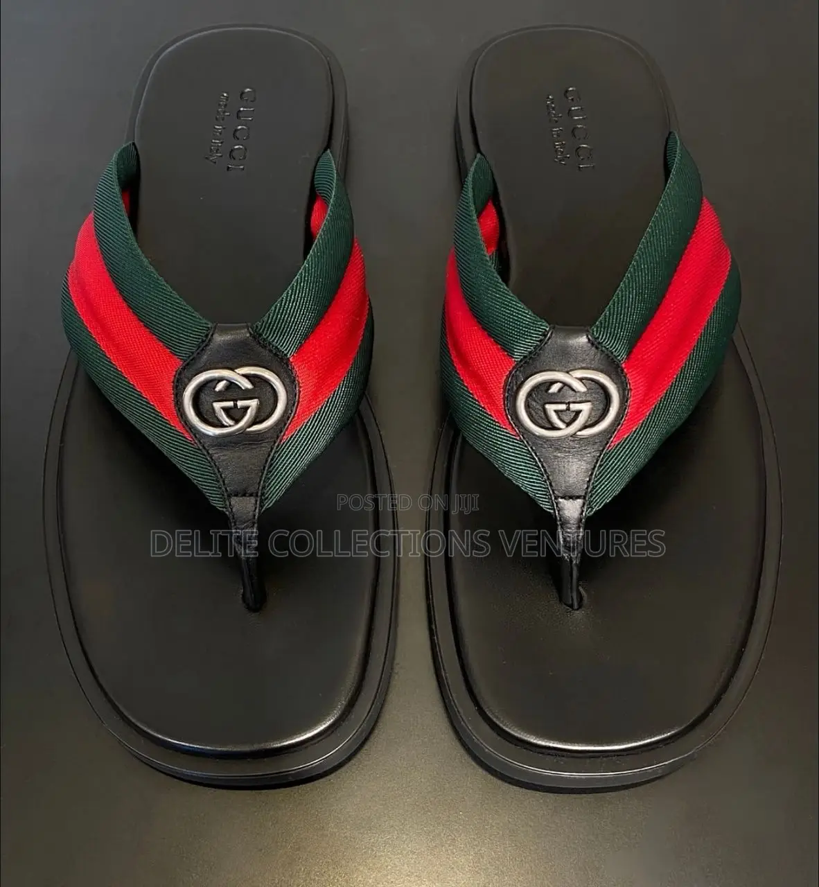 Luxury Update Gucci Men's Thong Sandal Slide With Interlocking G