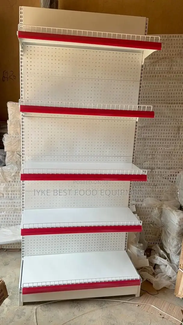 Single Sided Supermarket Shelves