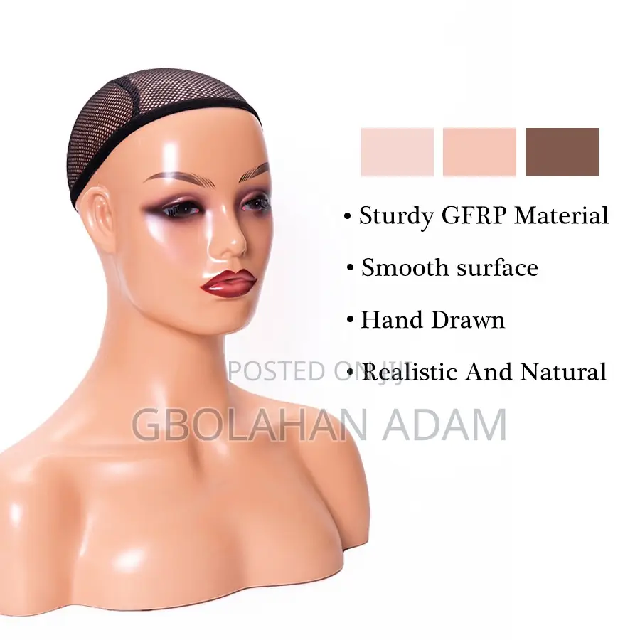 Mannequin Head With Shoulders for Wig Displaying,Wig Head Stand