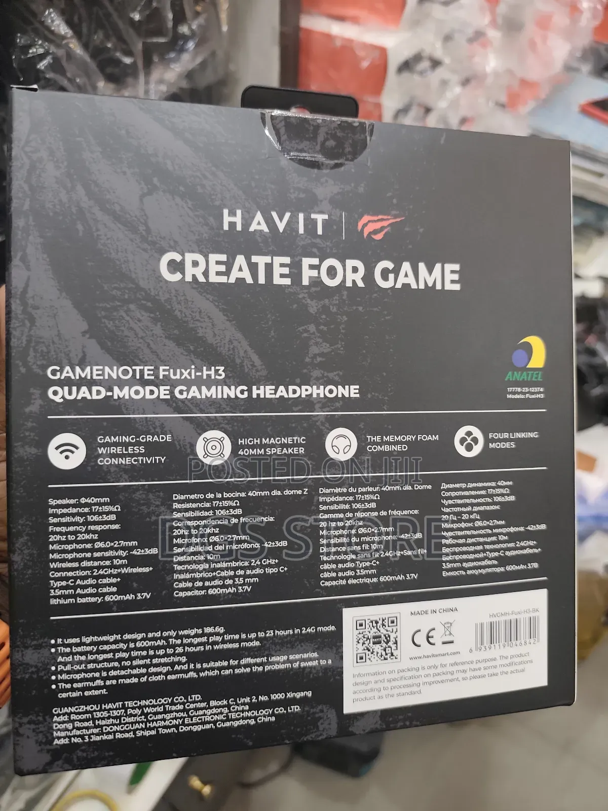 Havit Gamenote Fuxi H3 Bluetooth Headphone