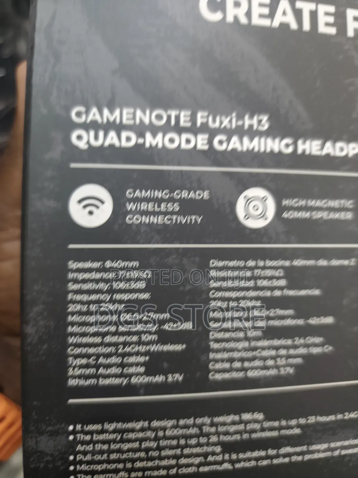 Havit Gamenote Fuxi H3 Bluetooth Headphone