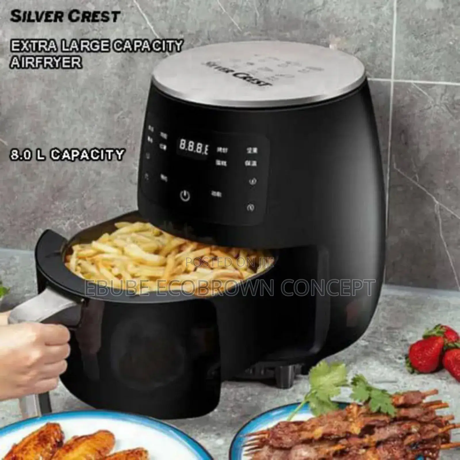 Silver Crest 8.0liters Extra Large Capacity Airfryer