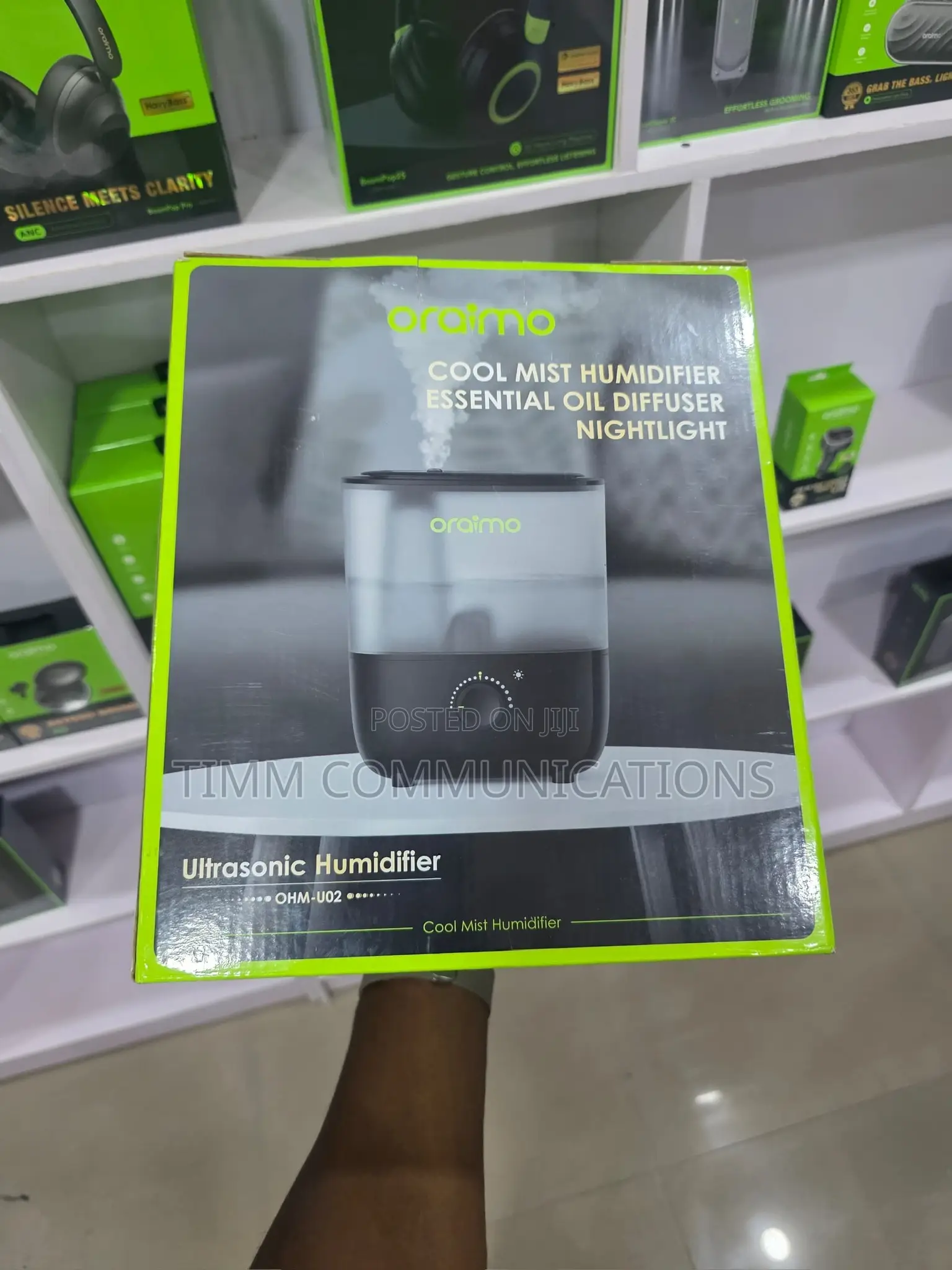 Oraimo Ultrasonic Humidifier Ohm-U02 2.5 L Cool-Mist Humidifier