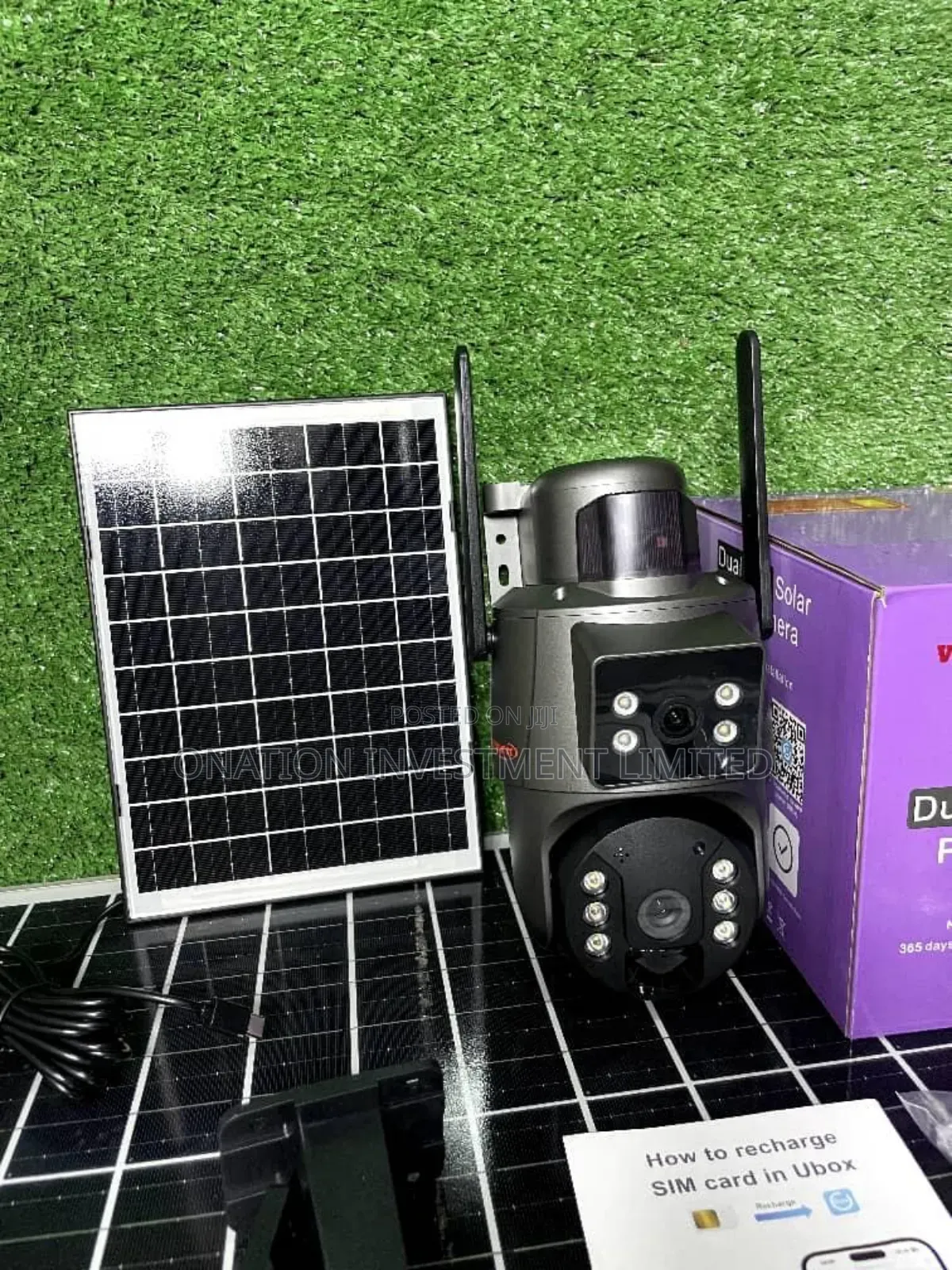 Double Lens Ubox Solar Camera