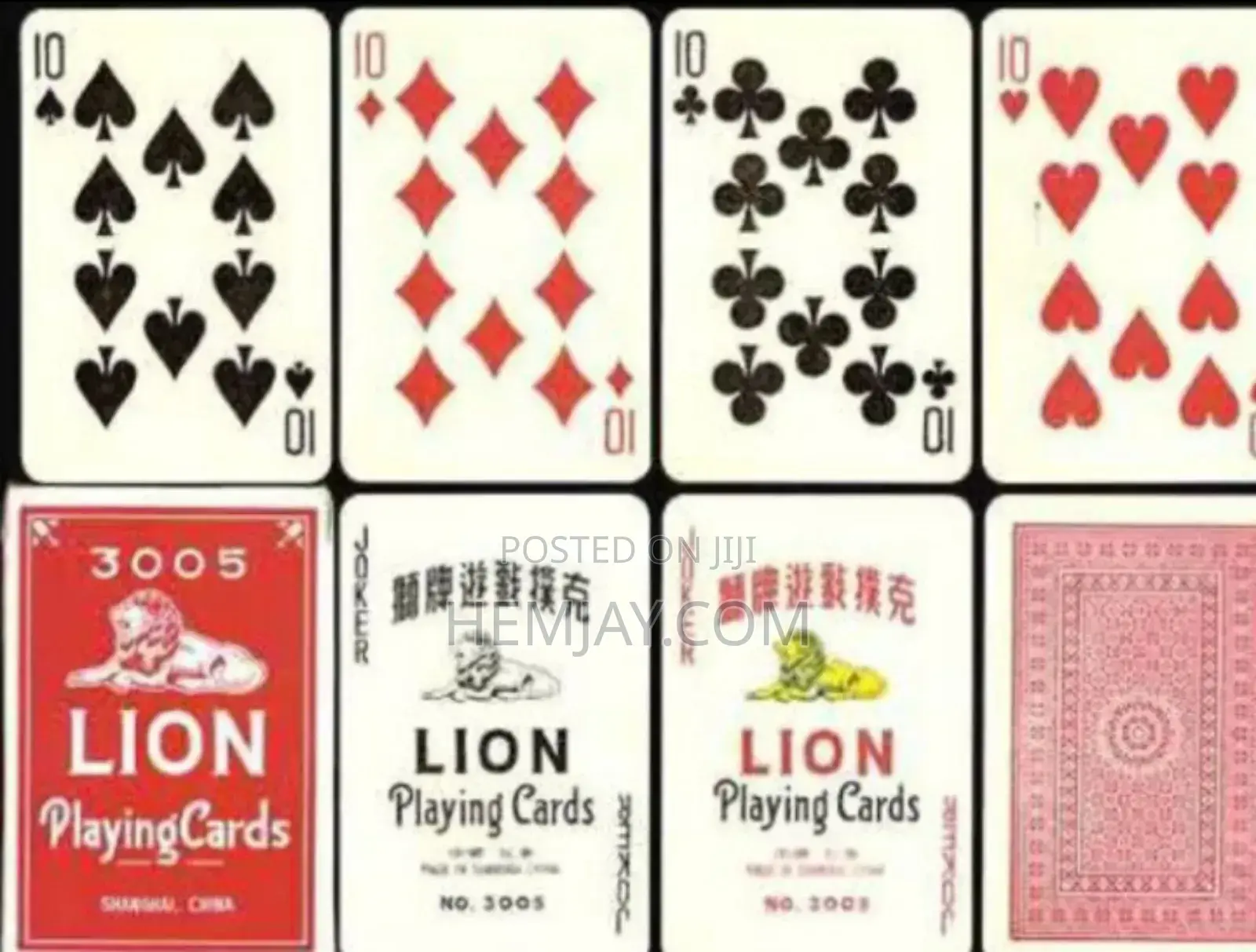 Lion Card/ "Joker" Playing Card (12pcs in a Pack)
