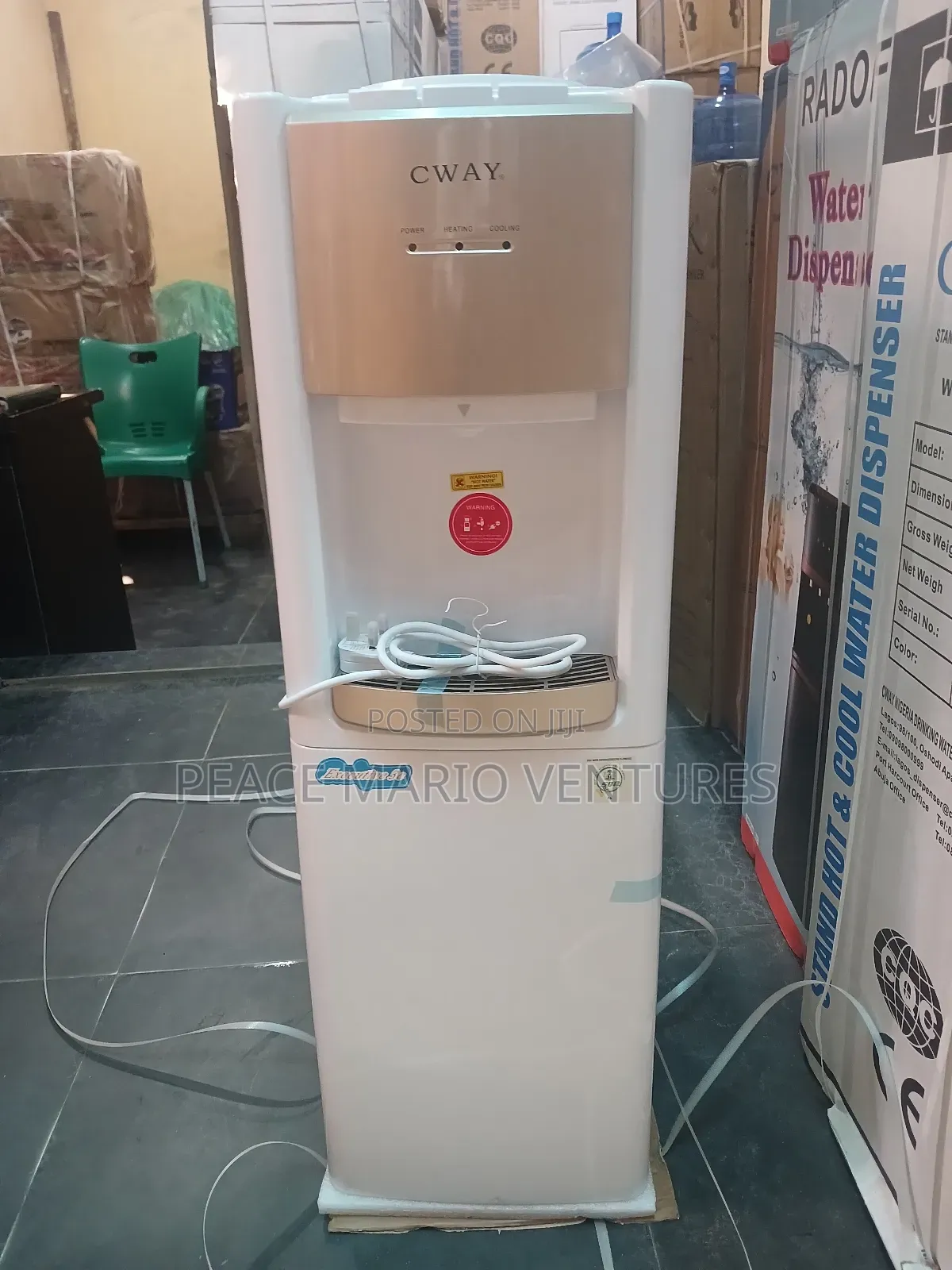 Cway Original Water Dispenser With 3taps And 1year Warranty
