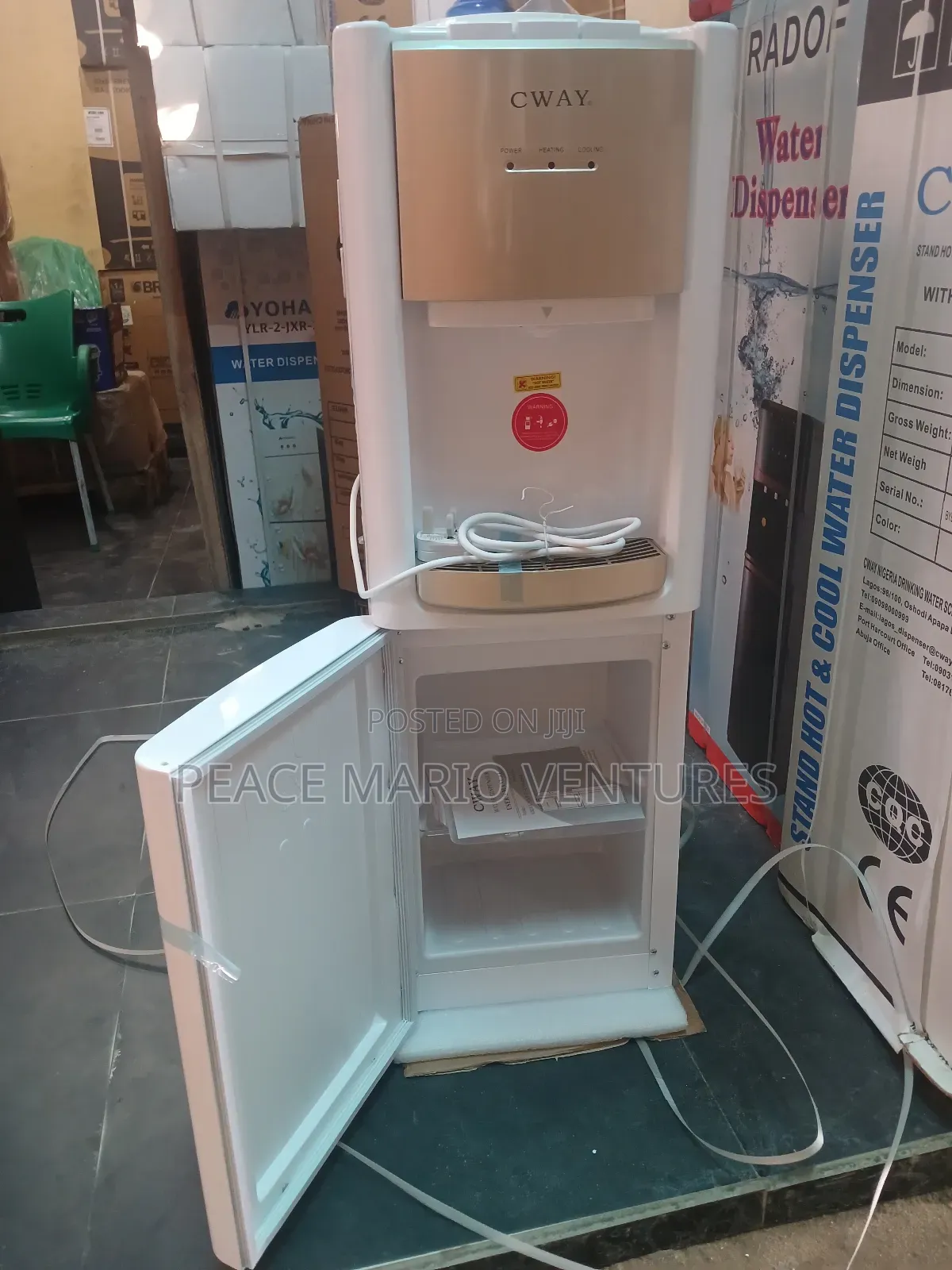 Cway Original Water Dispenser With 3taps And 1year Warranty