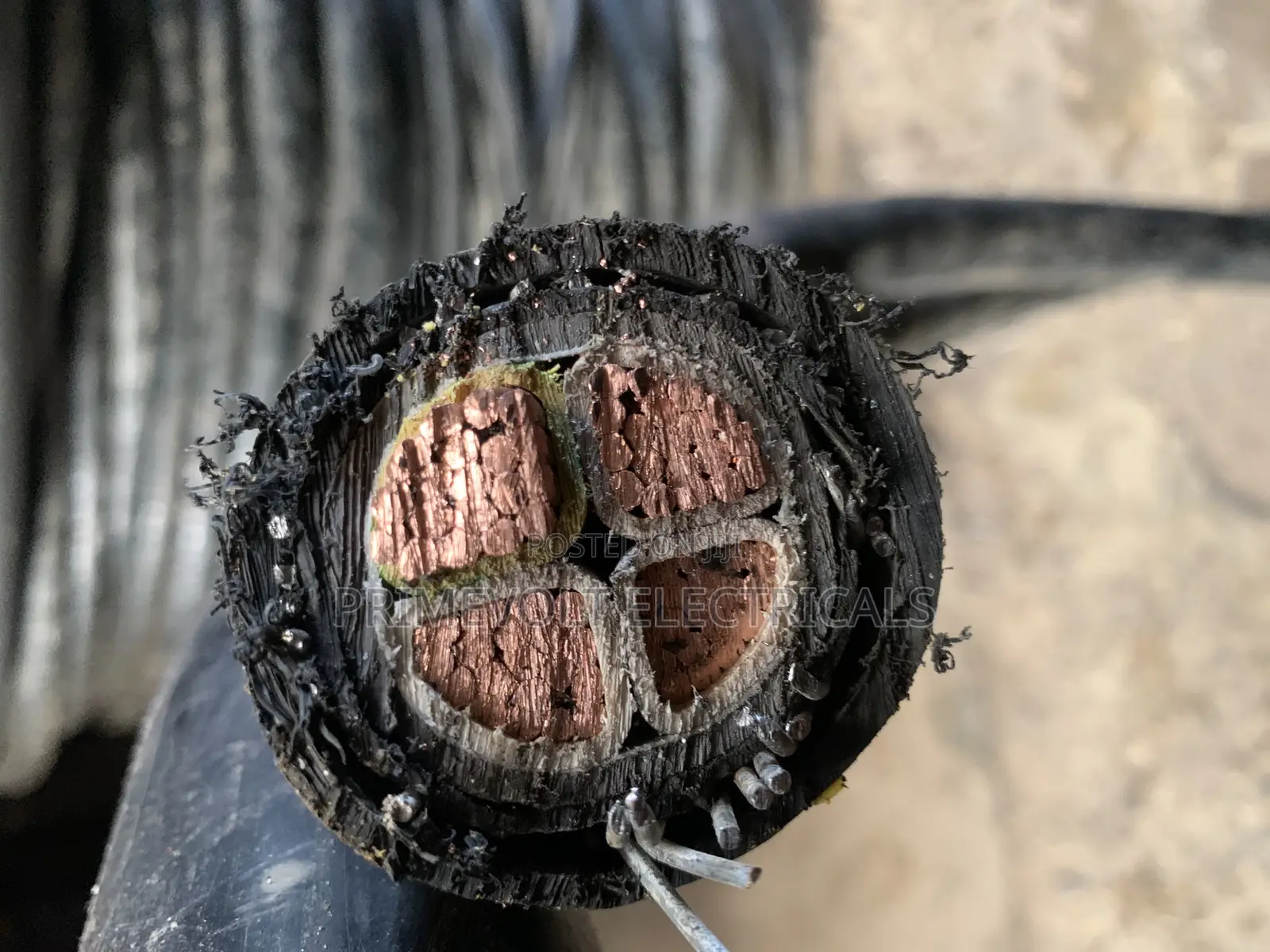 120mm 4core Armoured Cables Non Full Gauge