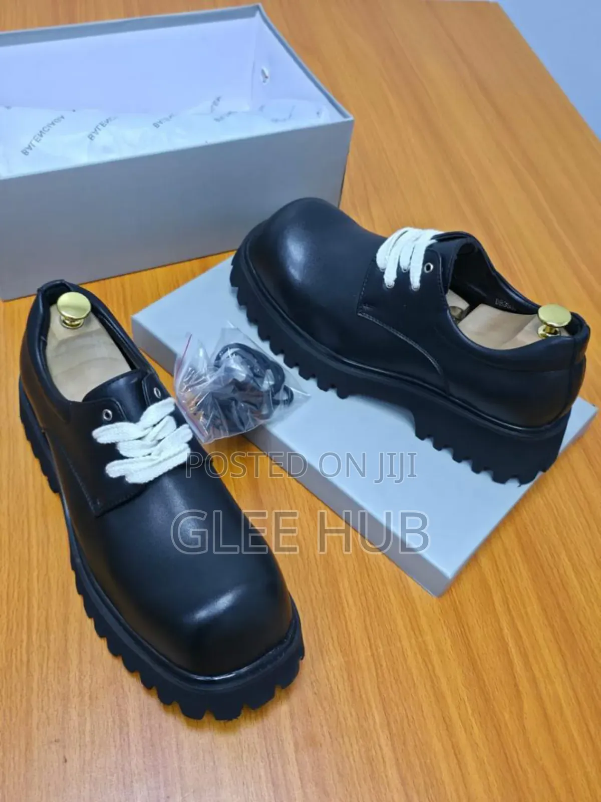 Matte Nude-Laced Loafers