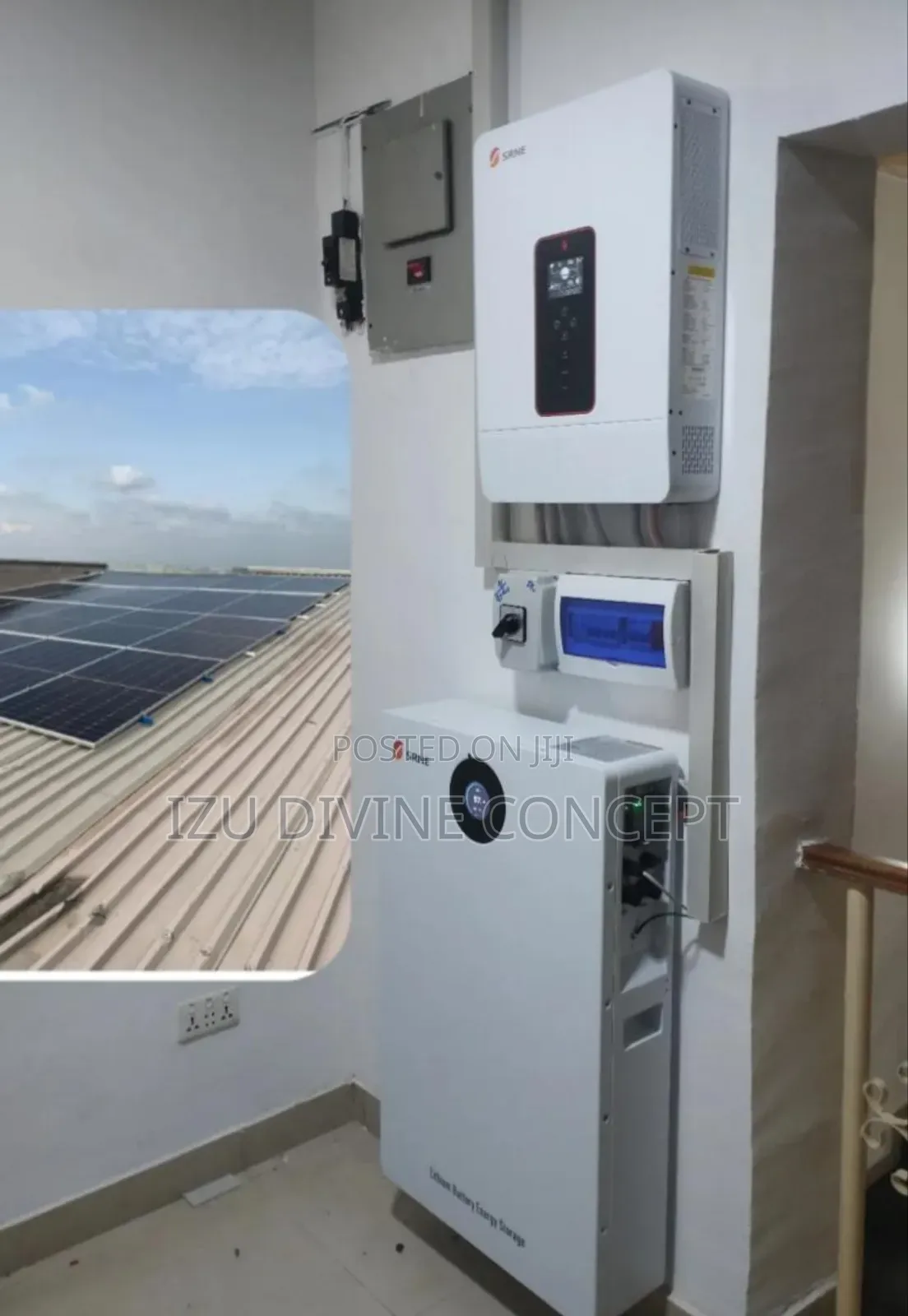 10kva Inverter Setup and 15kwh Lithium Battery Backup