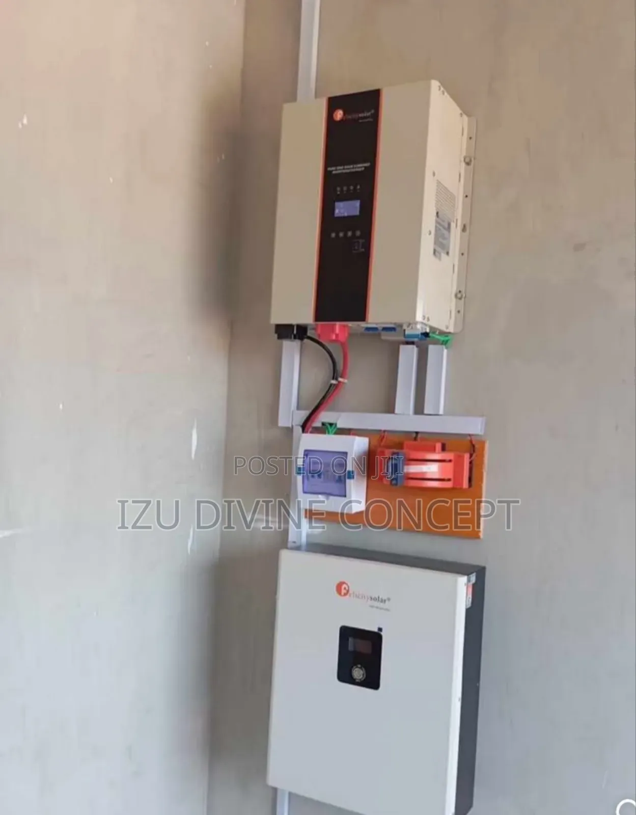 10kva Inverter Setup and 10kwh Lithium Battery Backup