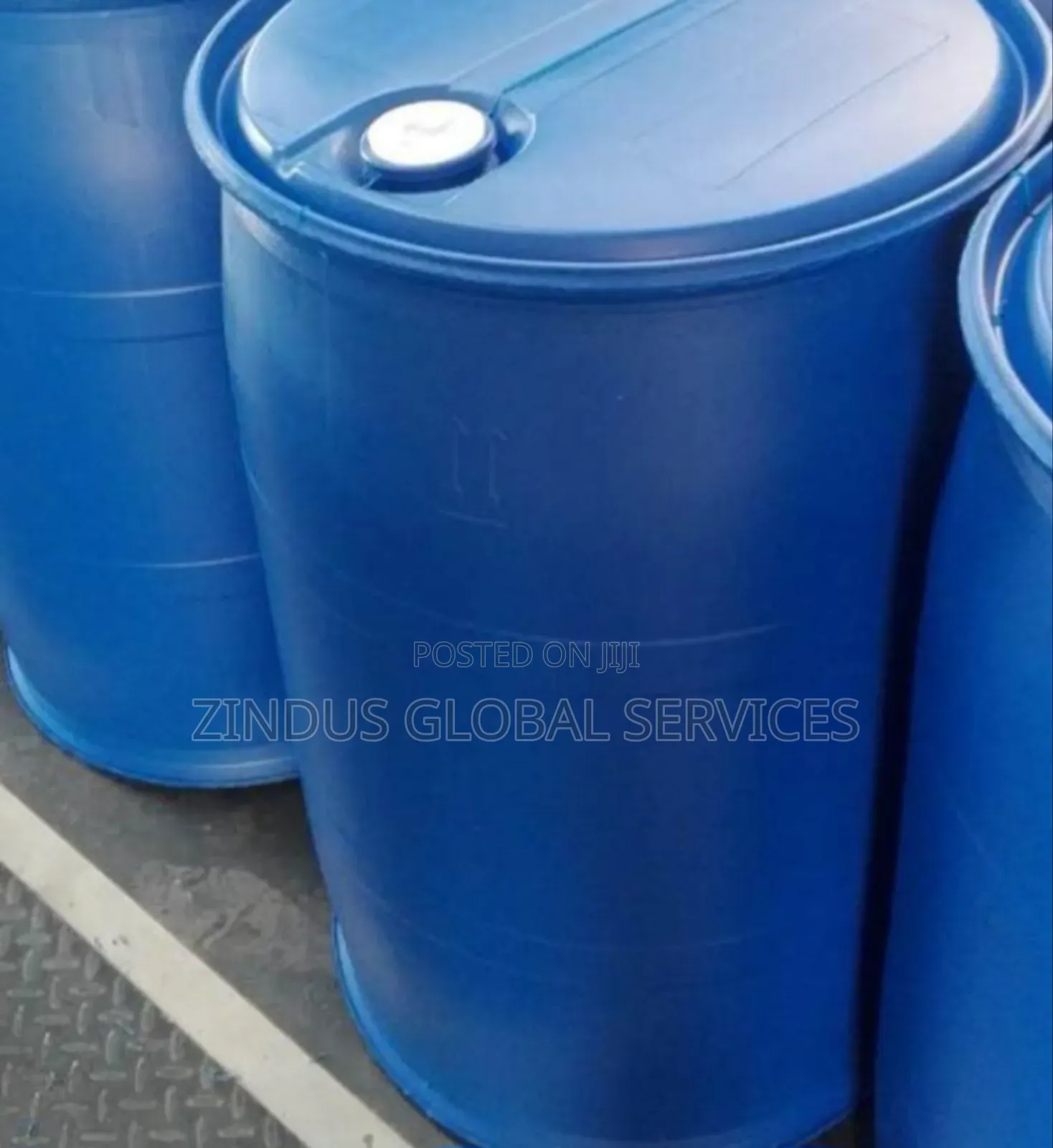Empty Plastic Drums