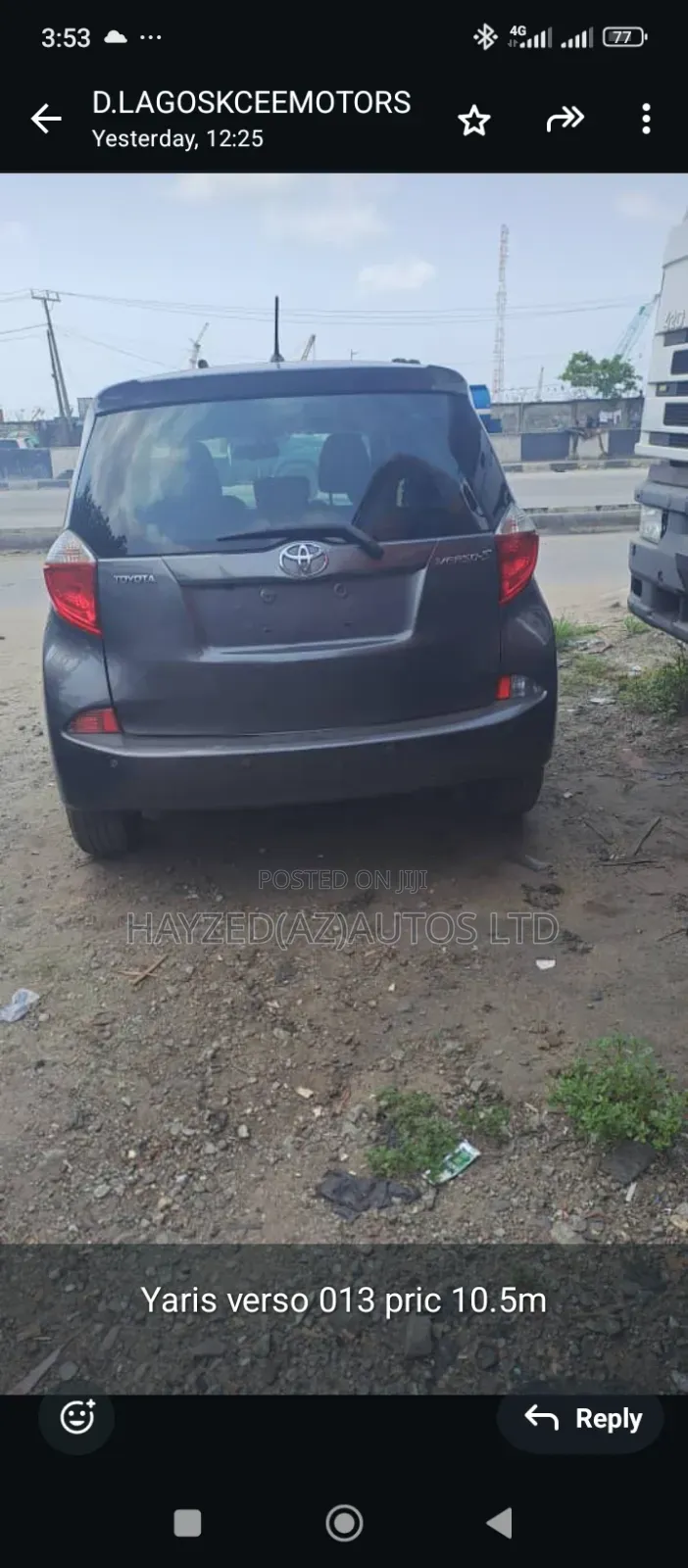Toyota Yaris LE Hatchback 5dr 2013 Gray