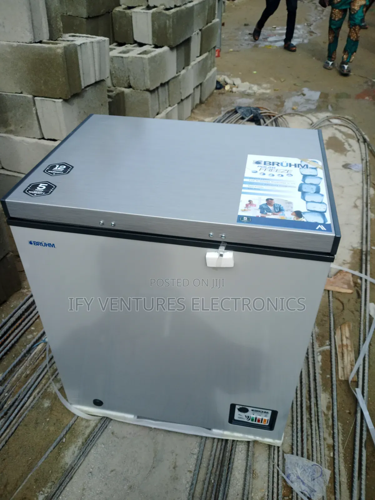 150 Liters Bruhm Chest Freezer, Fast Freezing, 2 Years Warranty.