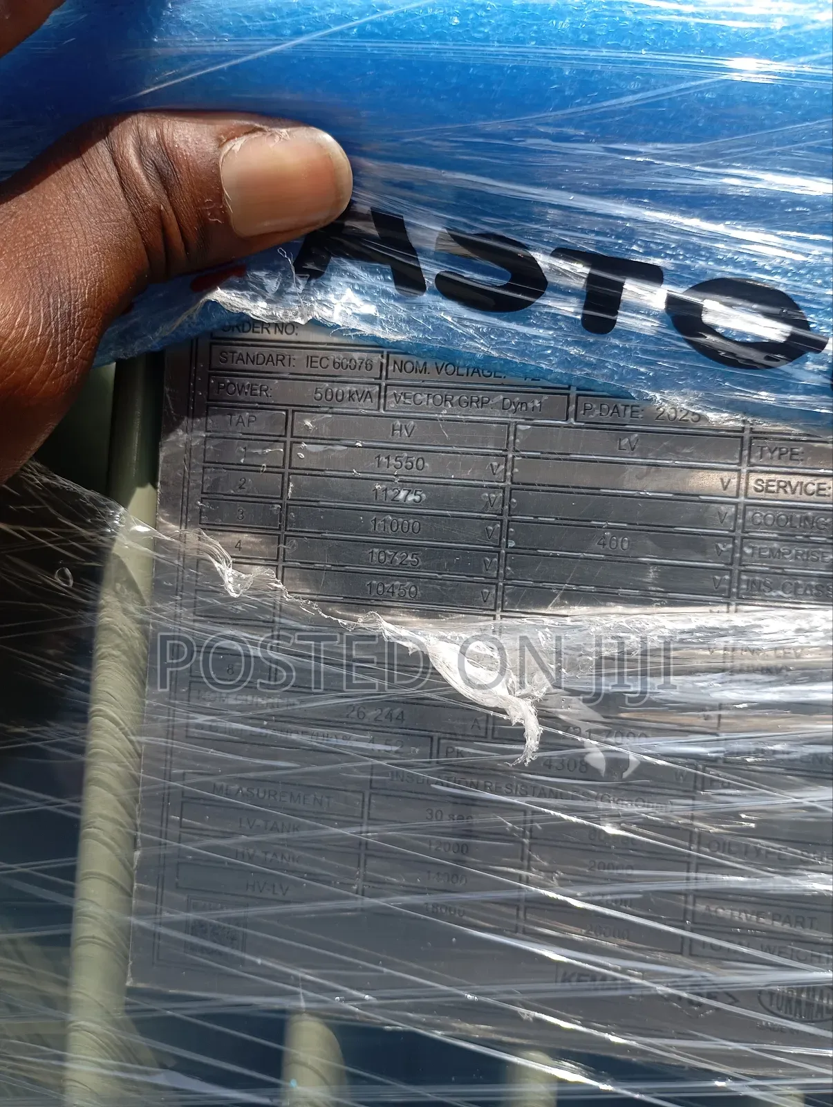 500kva 11kv Astor Premium Quality Electric Power Transformer