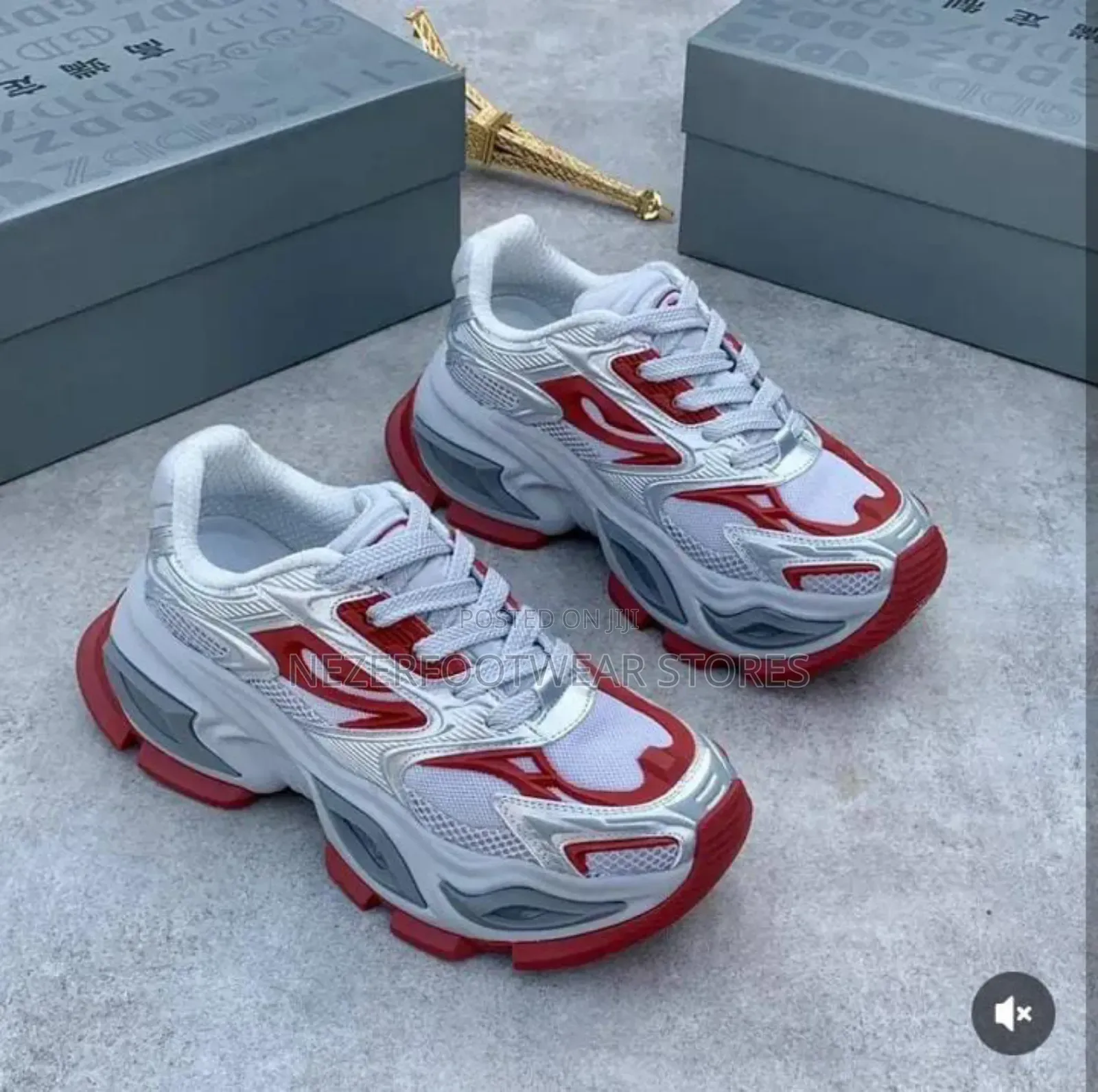 Quality High Sole Omeat Chunky Sneakers.