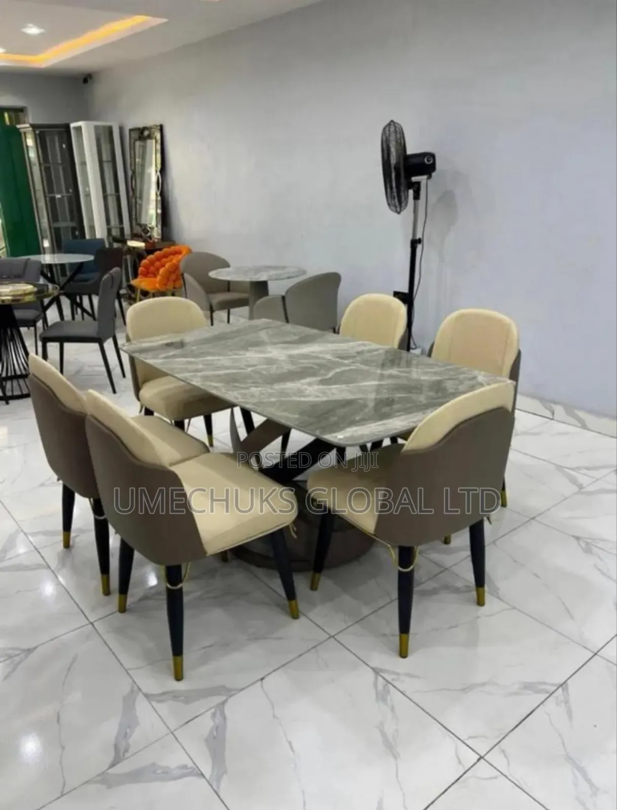 Top Quality Luxury 6seater Marble Dinning Set