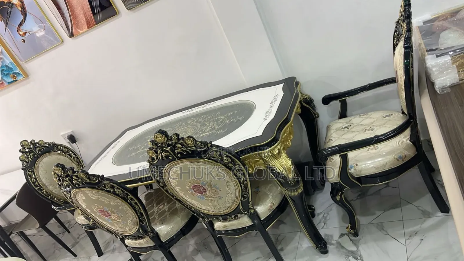 Top Quality Executive 6seater Marble Dinning Set