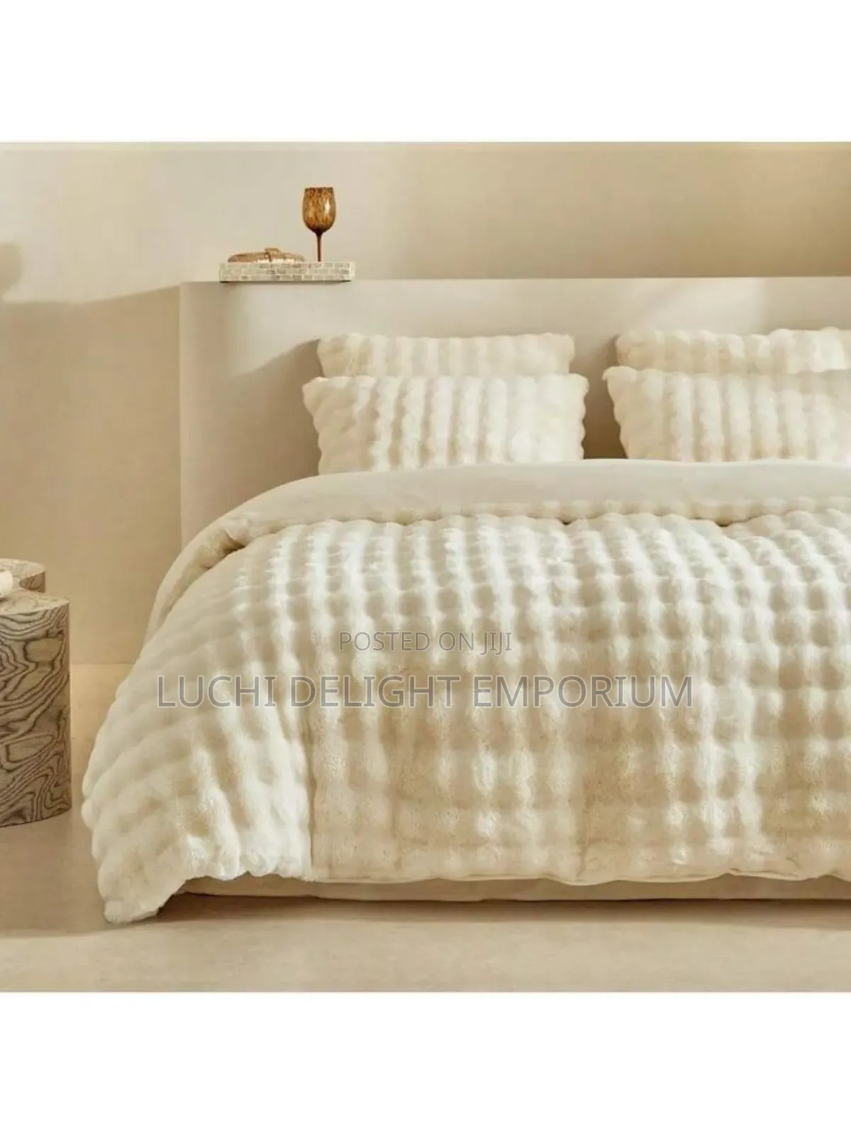Luxury Fur Rabbit Duvet Set – Soft Cozy Bedding”6x6