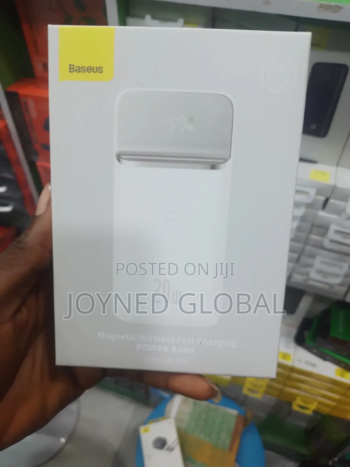 Magnetic Wireles Baseus Fast Powerbank With Digital Led Display of %