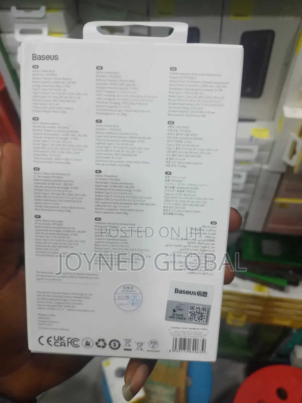 Magnetic Wireles Baseus Fast Powerbank With Digital Led Display of %