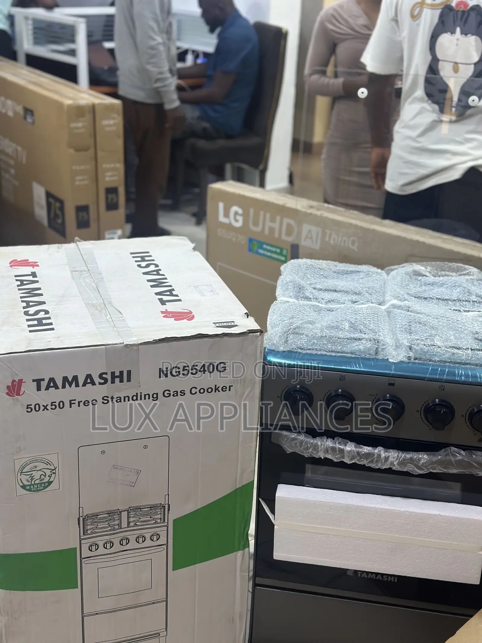 Brand-New Tamashi 50×50 4-Gas Cooker – Built for Everyday Reliability