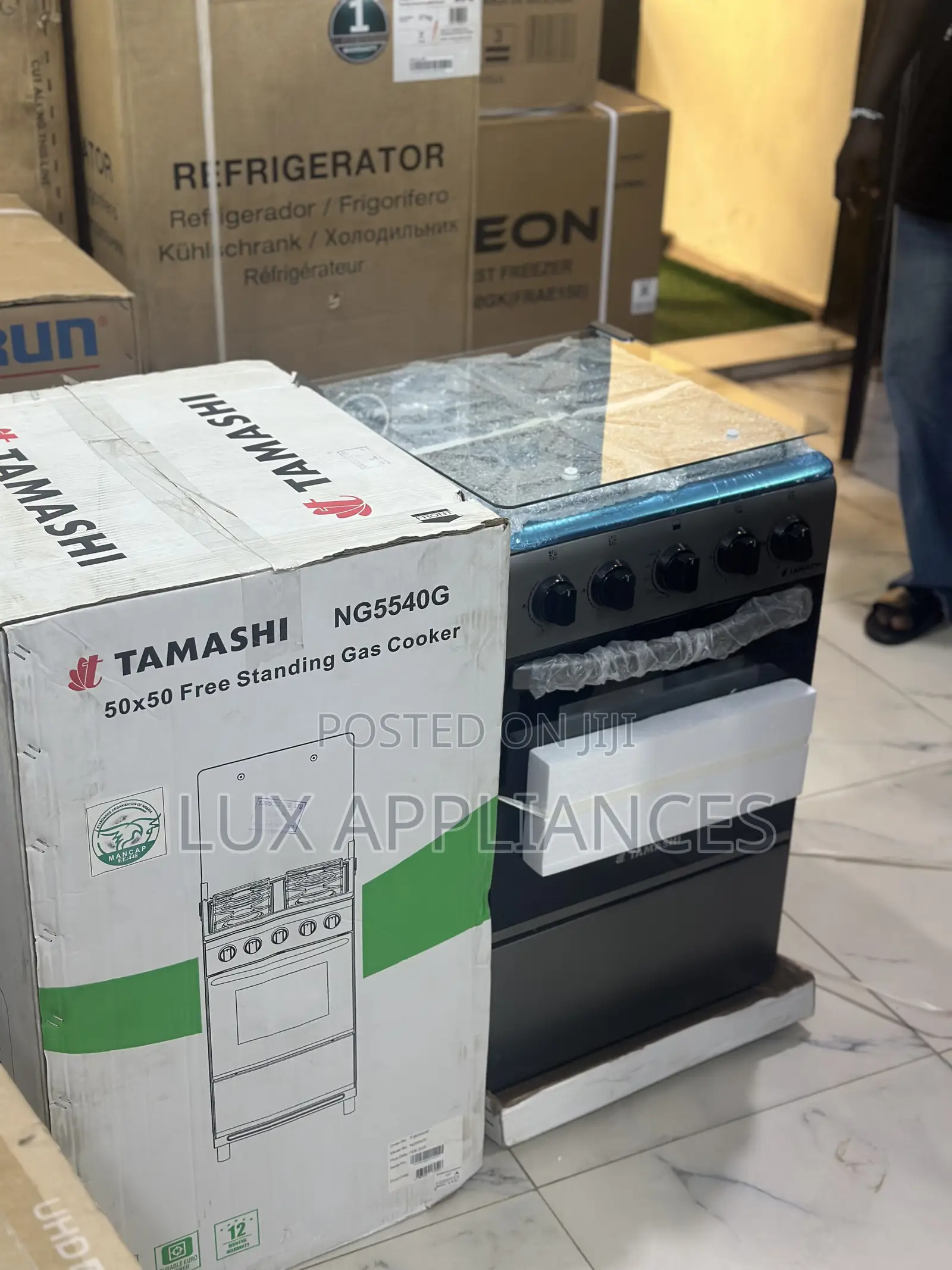 High-Quality Tamashi 4-Burner Gas Cooker