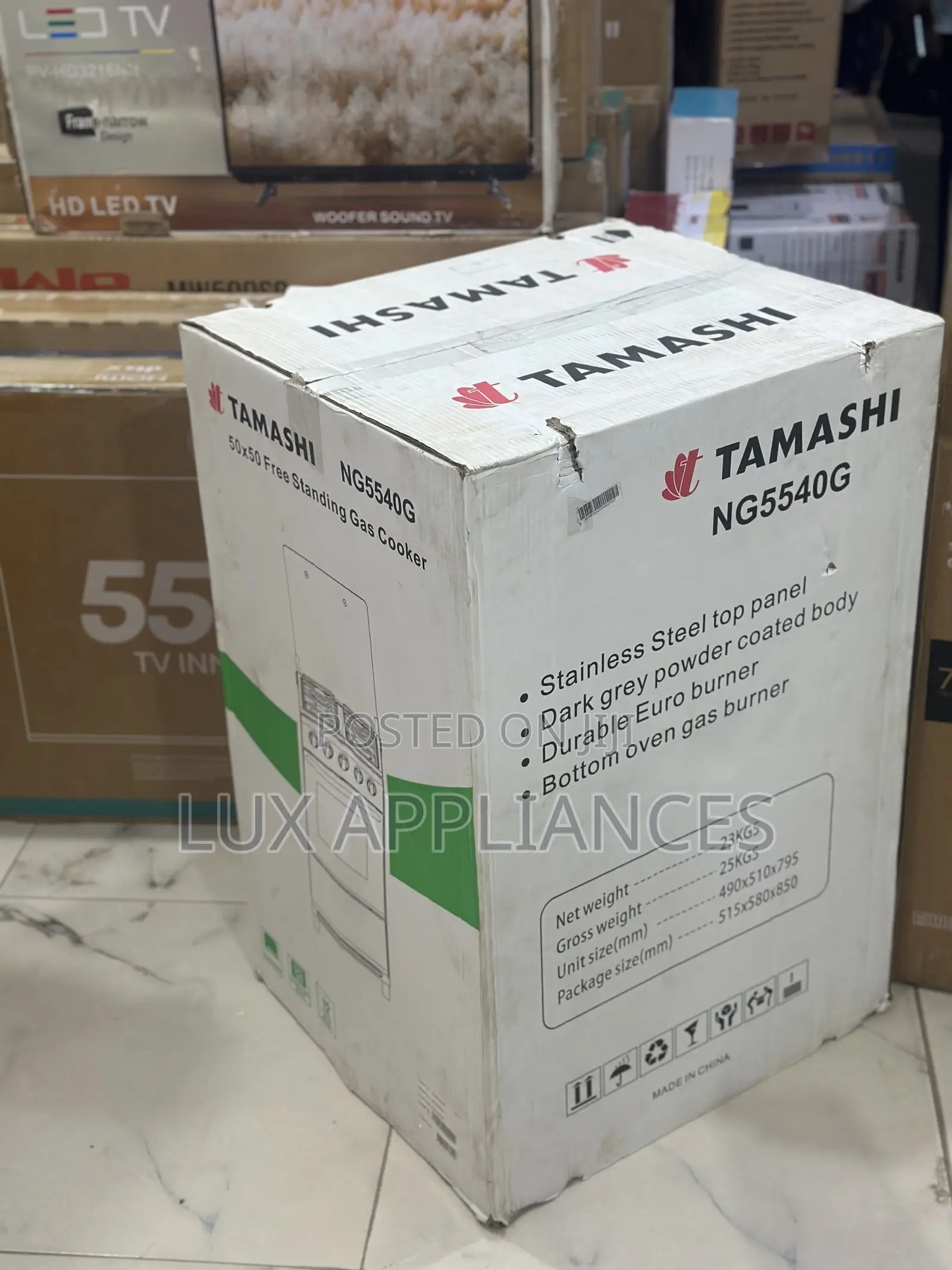 High-Stability Tamashi 50×50 Gas Stove