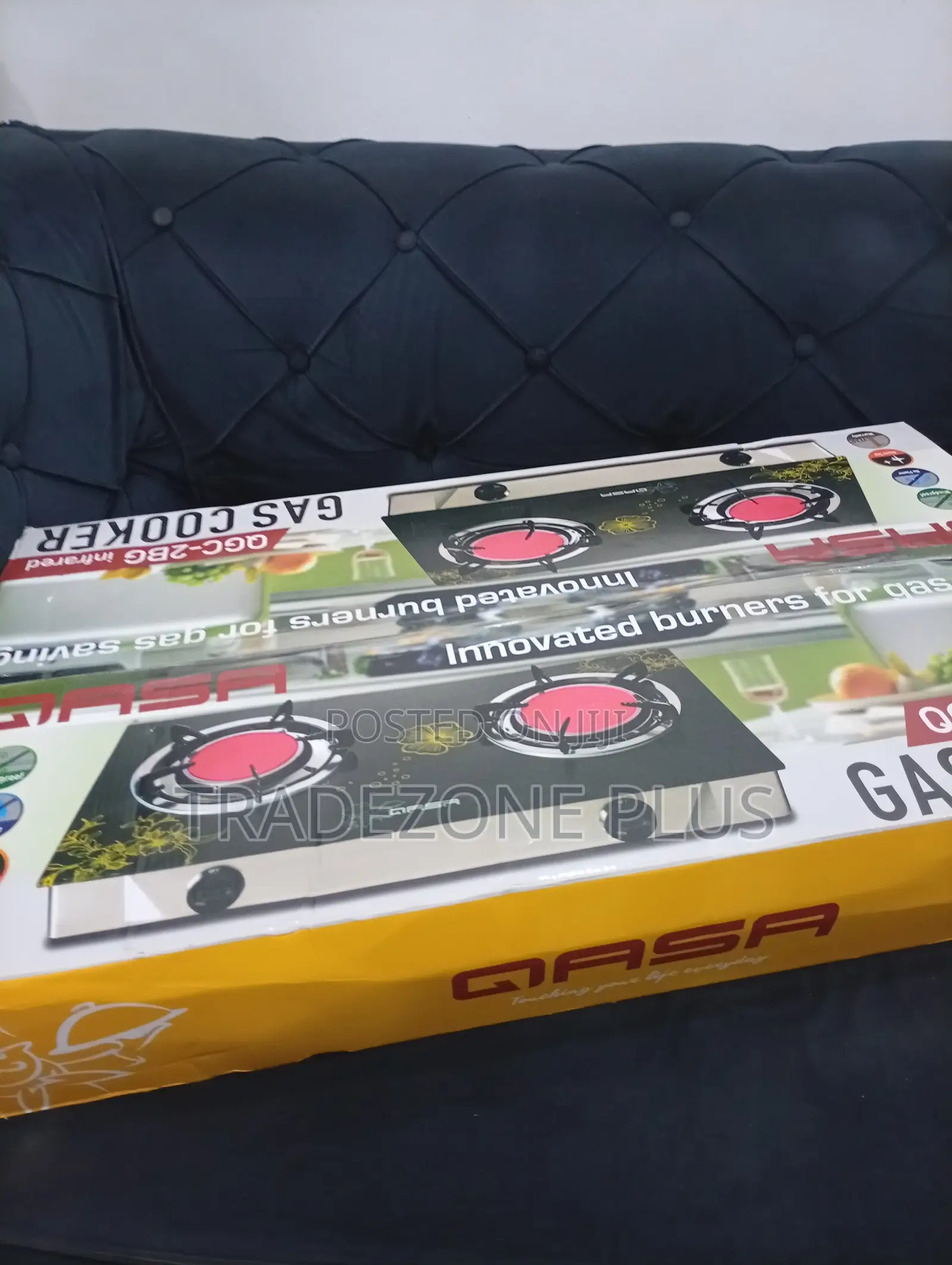 The Essential Qasa Double Gas Cooker