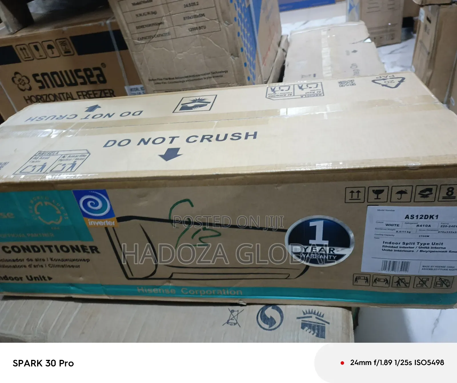 Hisense Split Ac Unit 1.5hp Inverter – As12dk1