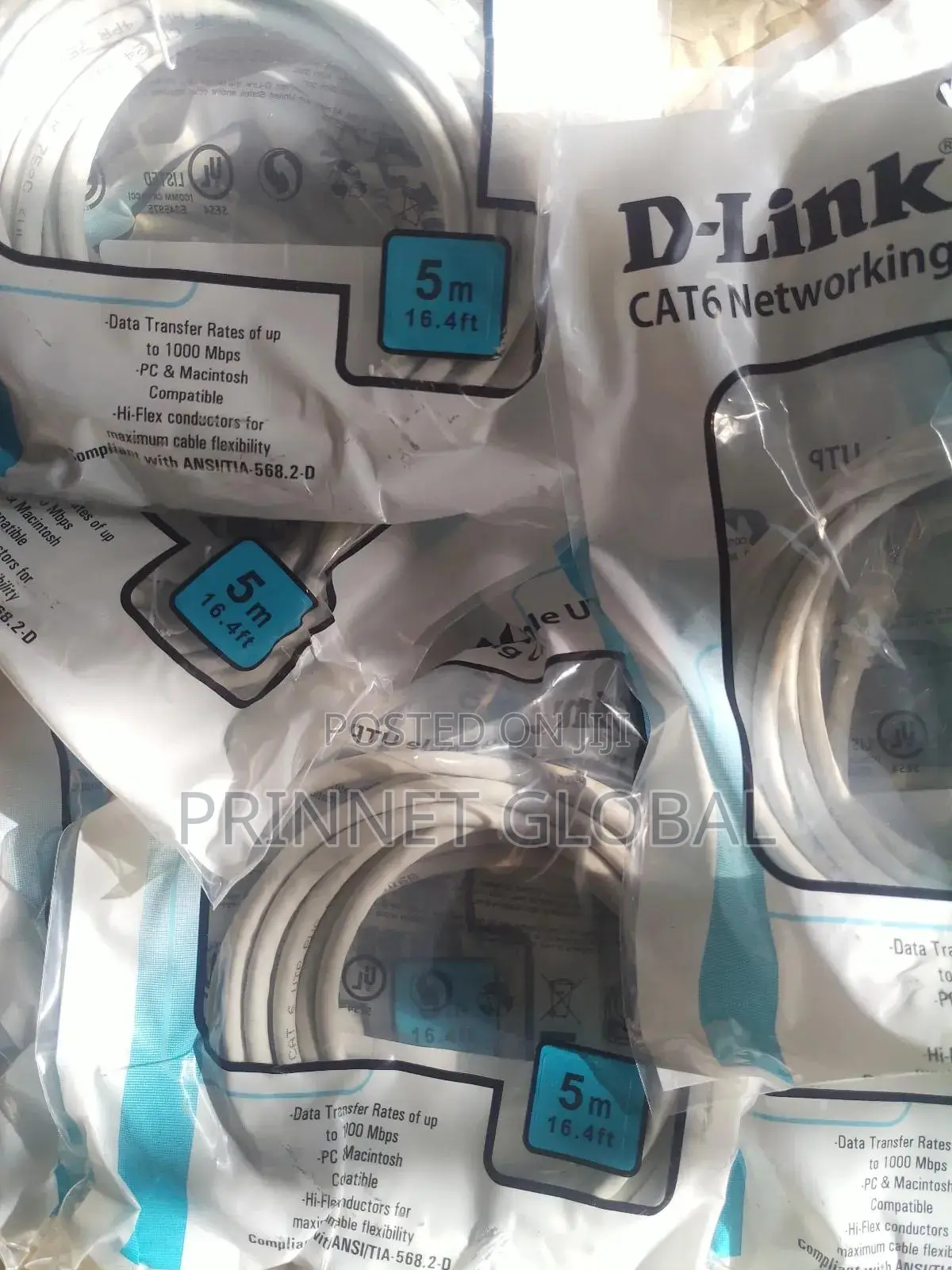 D-Link Cat6 Patch Cord 5 Meters
