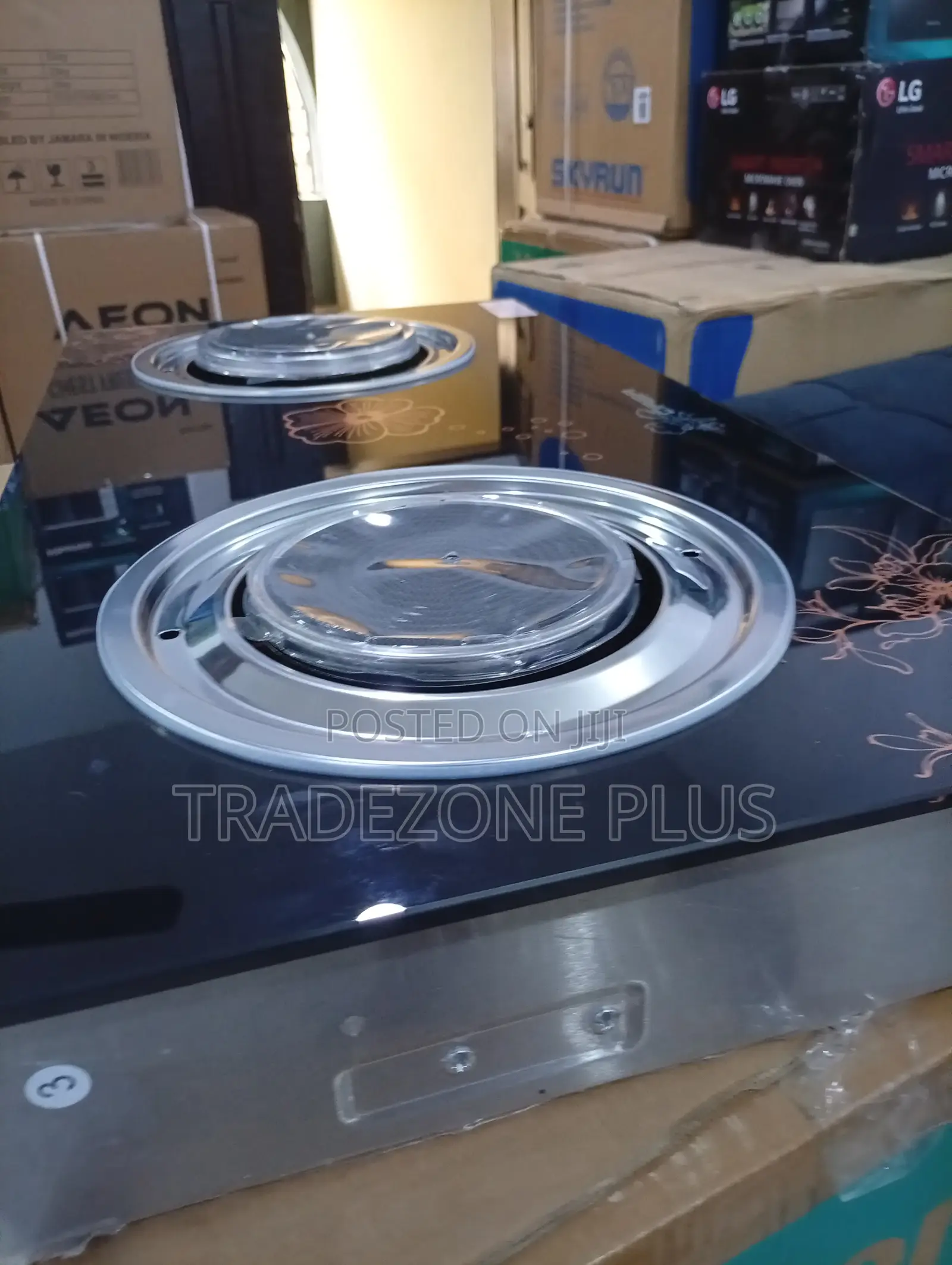 Minimalist Design Qasa Double Gas Hob
