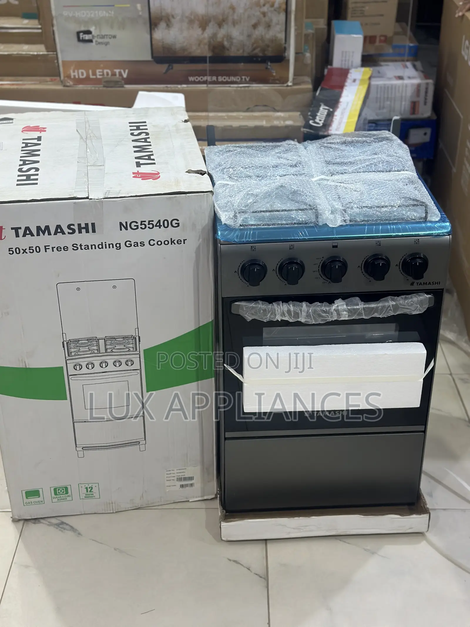 Efficient 50×50 Gas Cooker by Tamashi