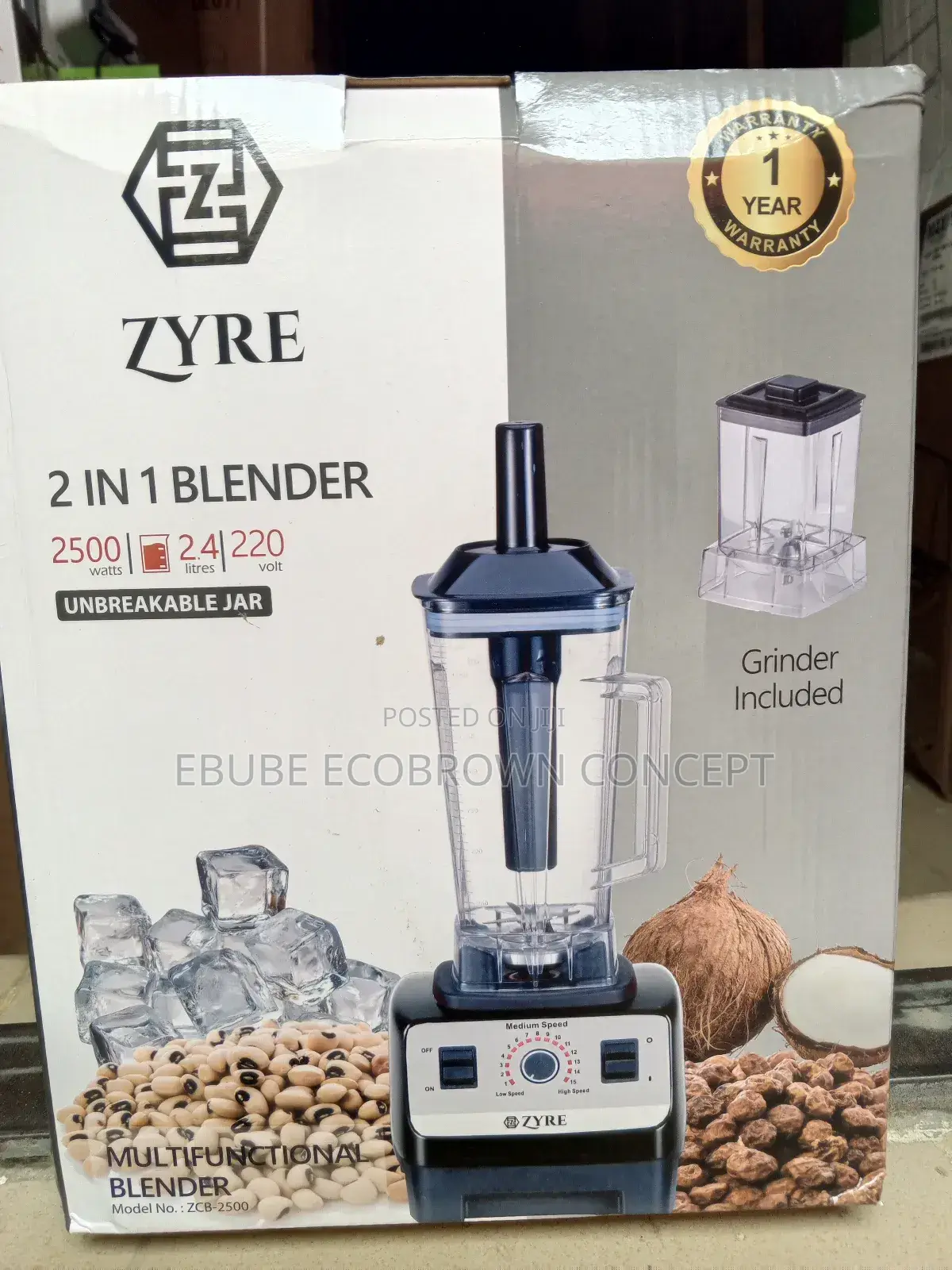 Zyre 2.4 Litres Powerful German Quality Blender