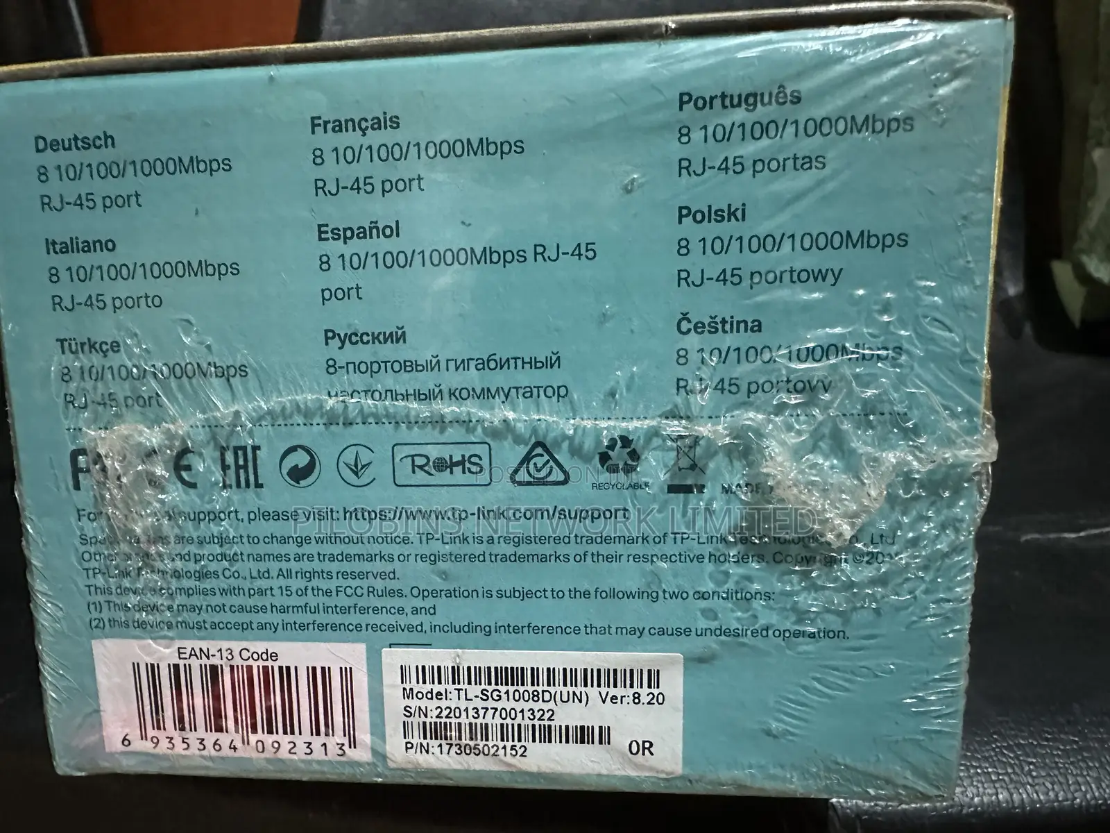 Tplink 8-Ports Gigabit Switch
