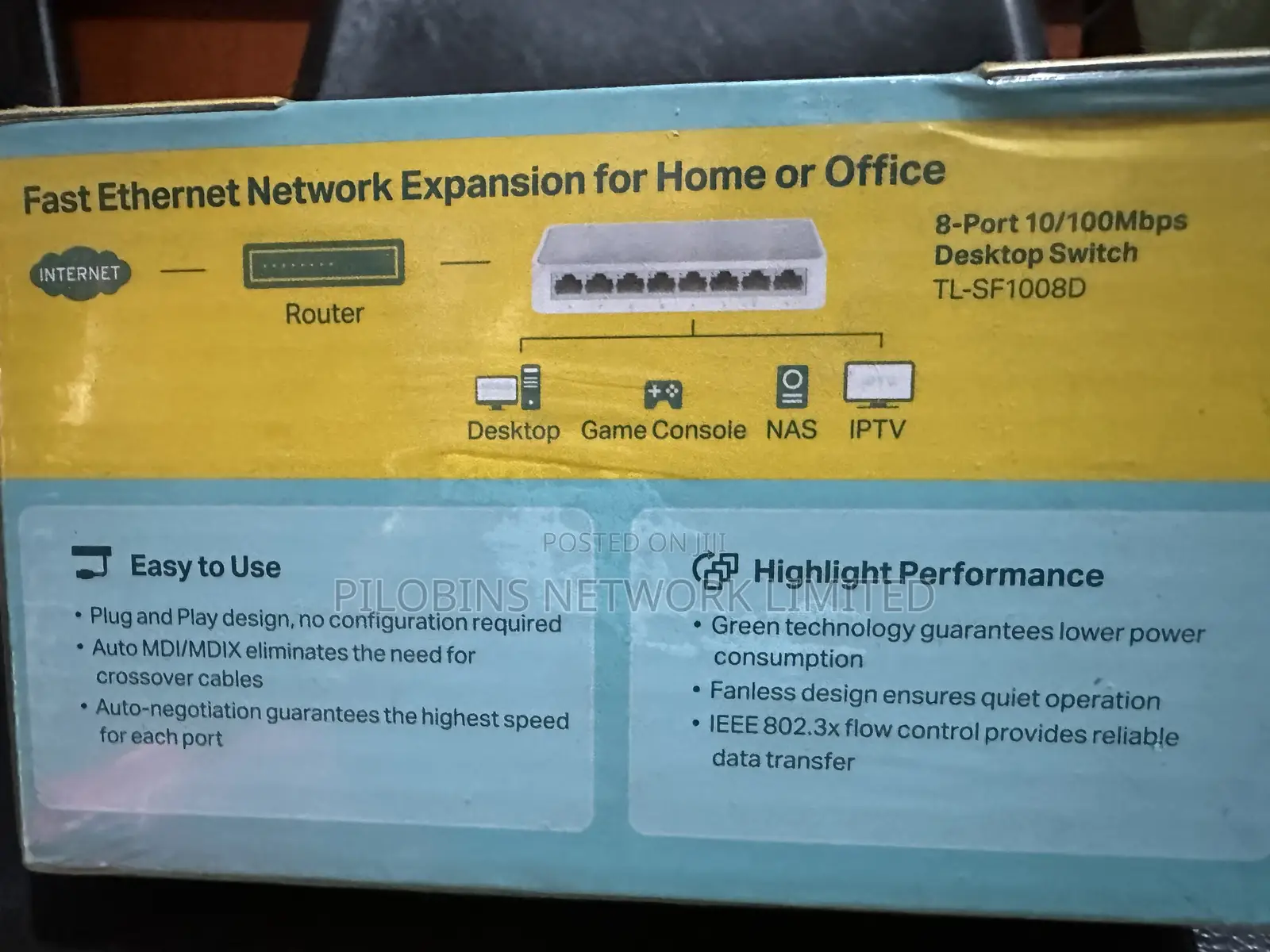 Tplink 8 Ports 10/100 MBPS Desktop Switch
