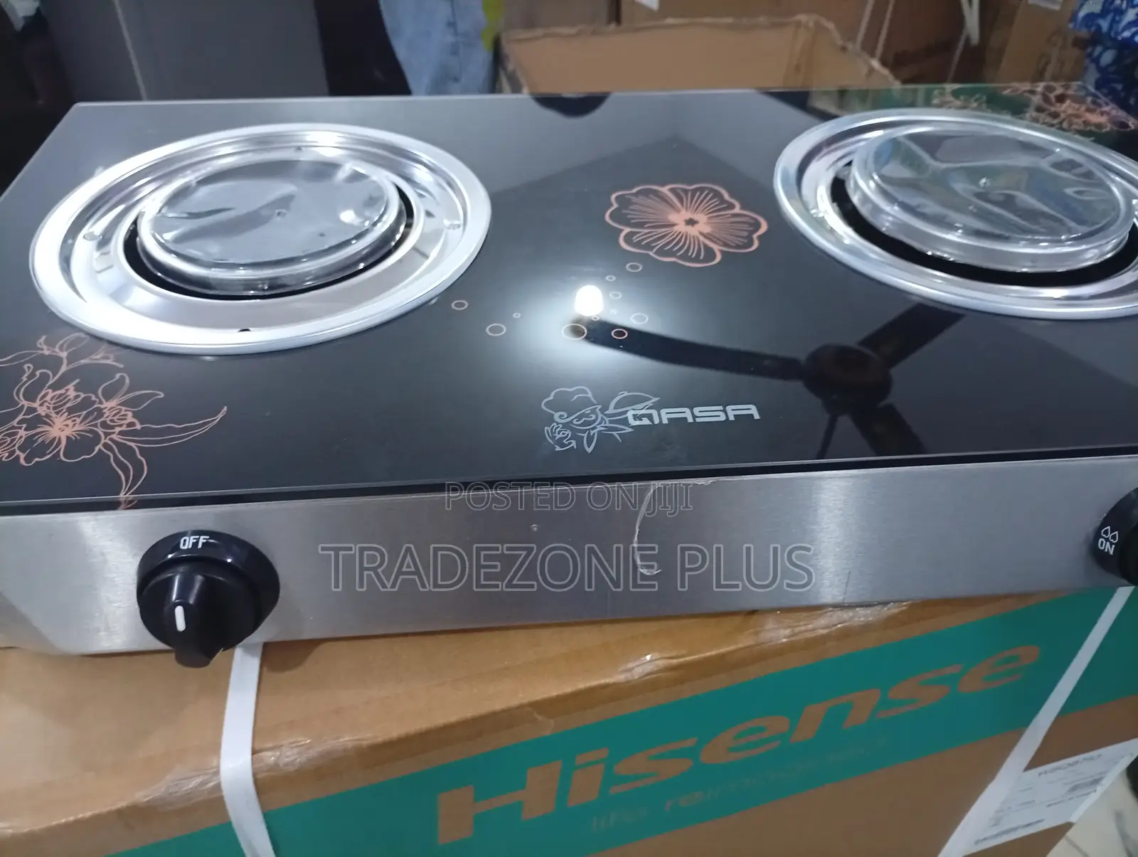 Qasa Gas Stove: Reliable Ignition, Dual Burners