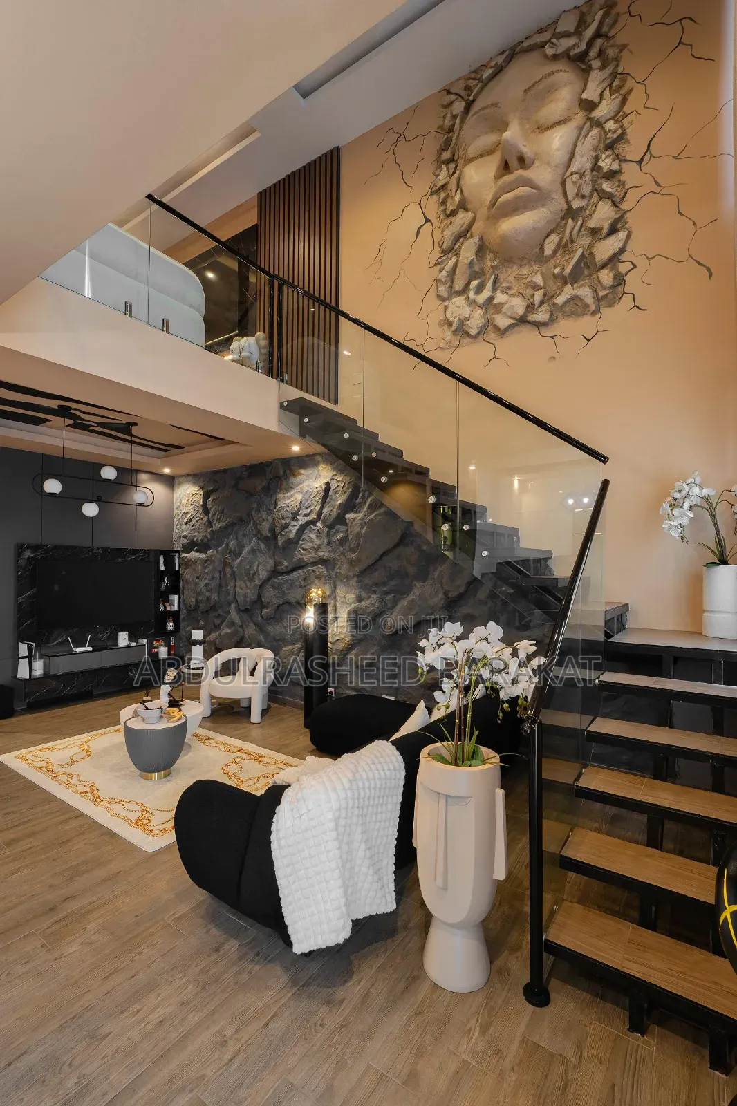 A Luxurious 1bedroom Loft Apartment With Swimming Pool and Ps5