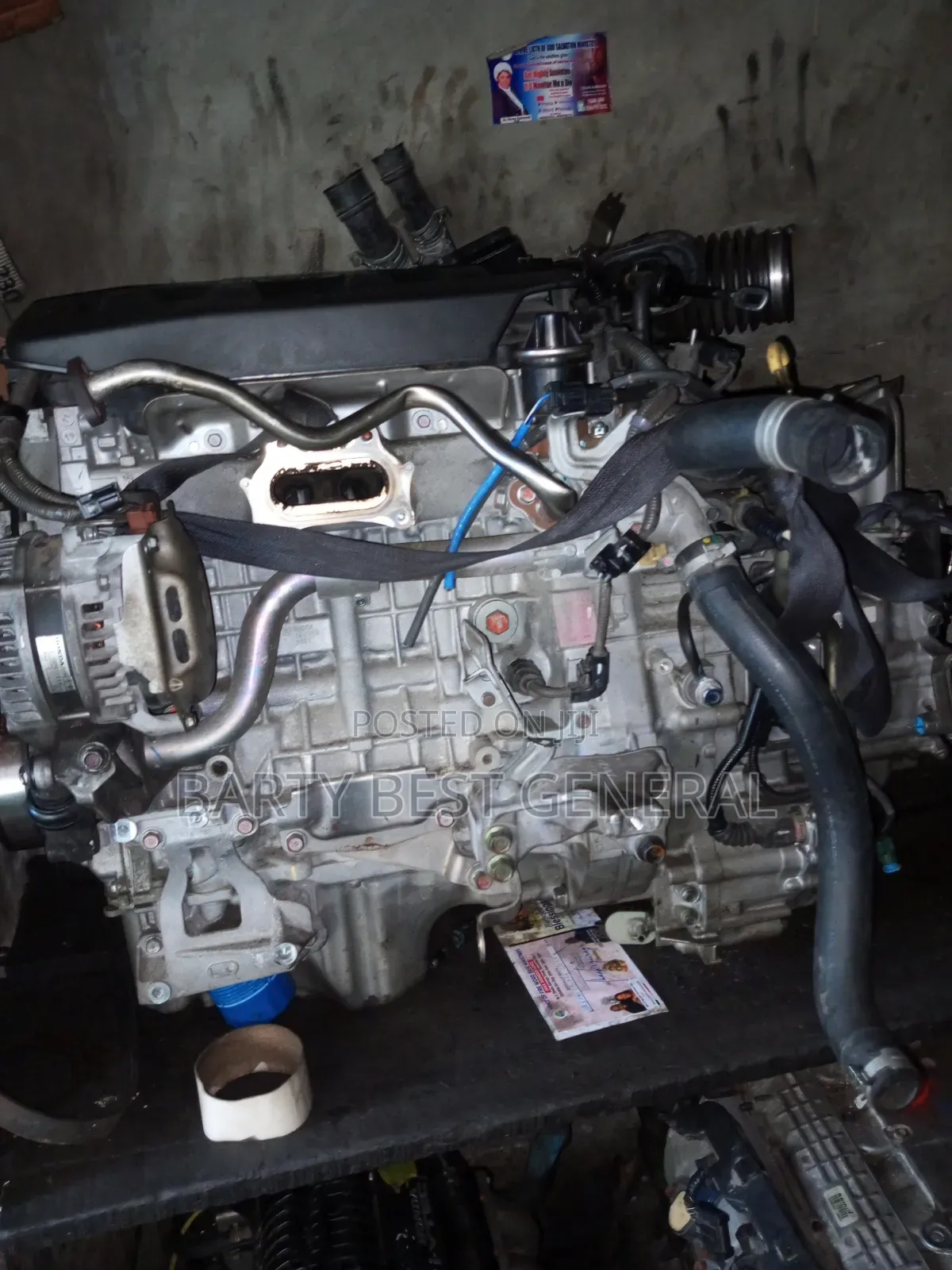 Engine Honda Accord With Gearbox 4 Plug Europe