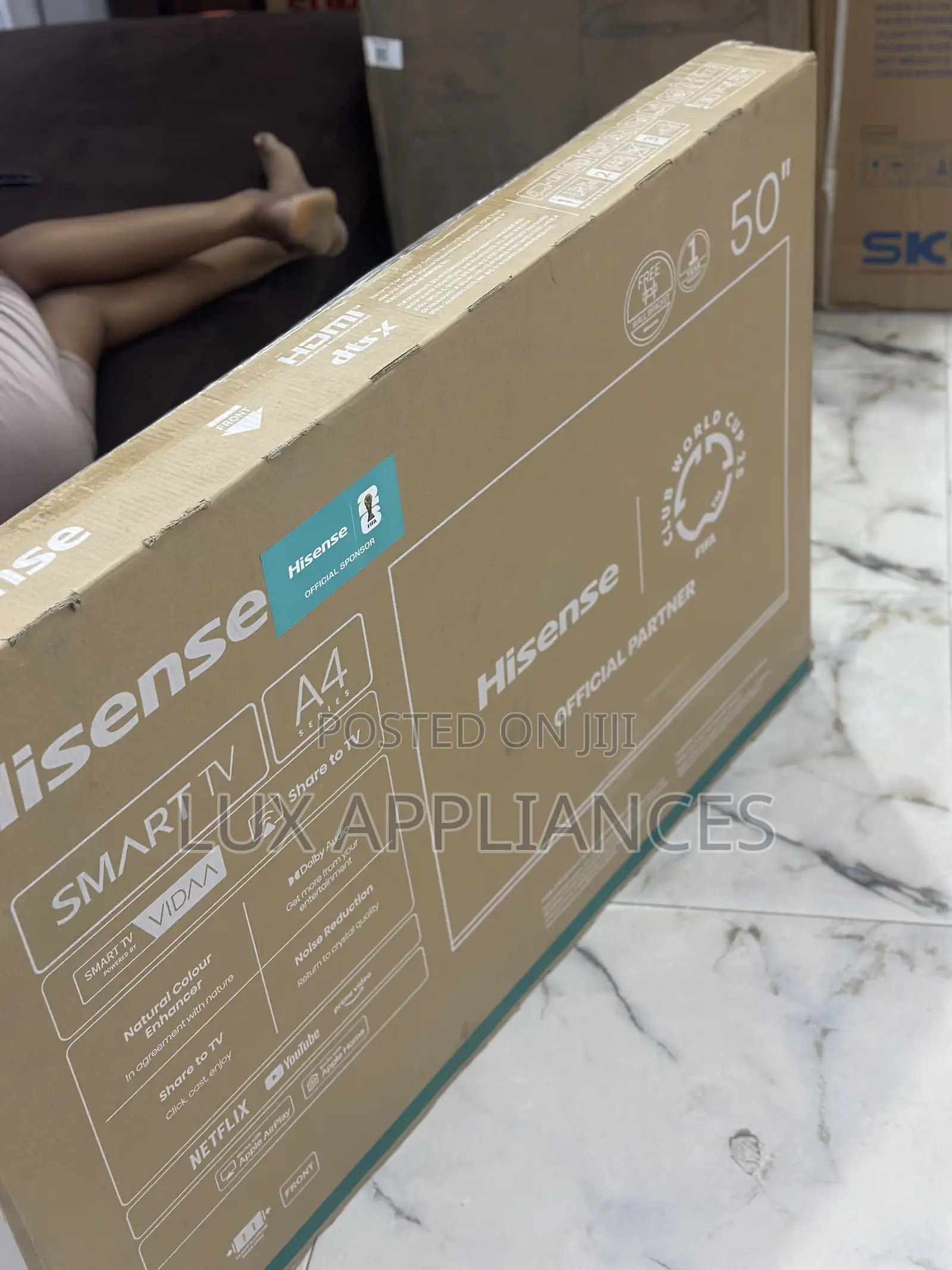 Energy-Efficient Hisense 50" Smart Tv