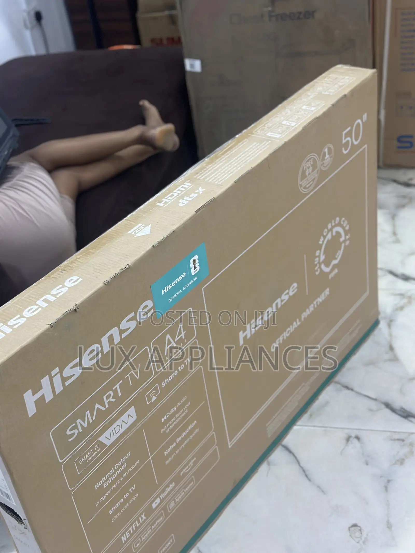 Energy-Efficient Hisense 50" Smart Tv