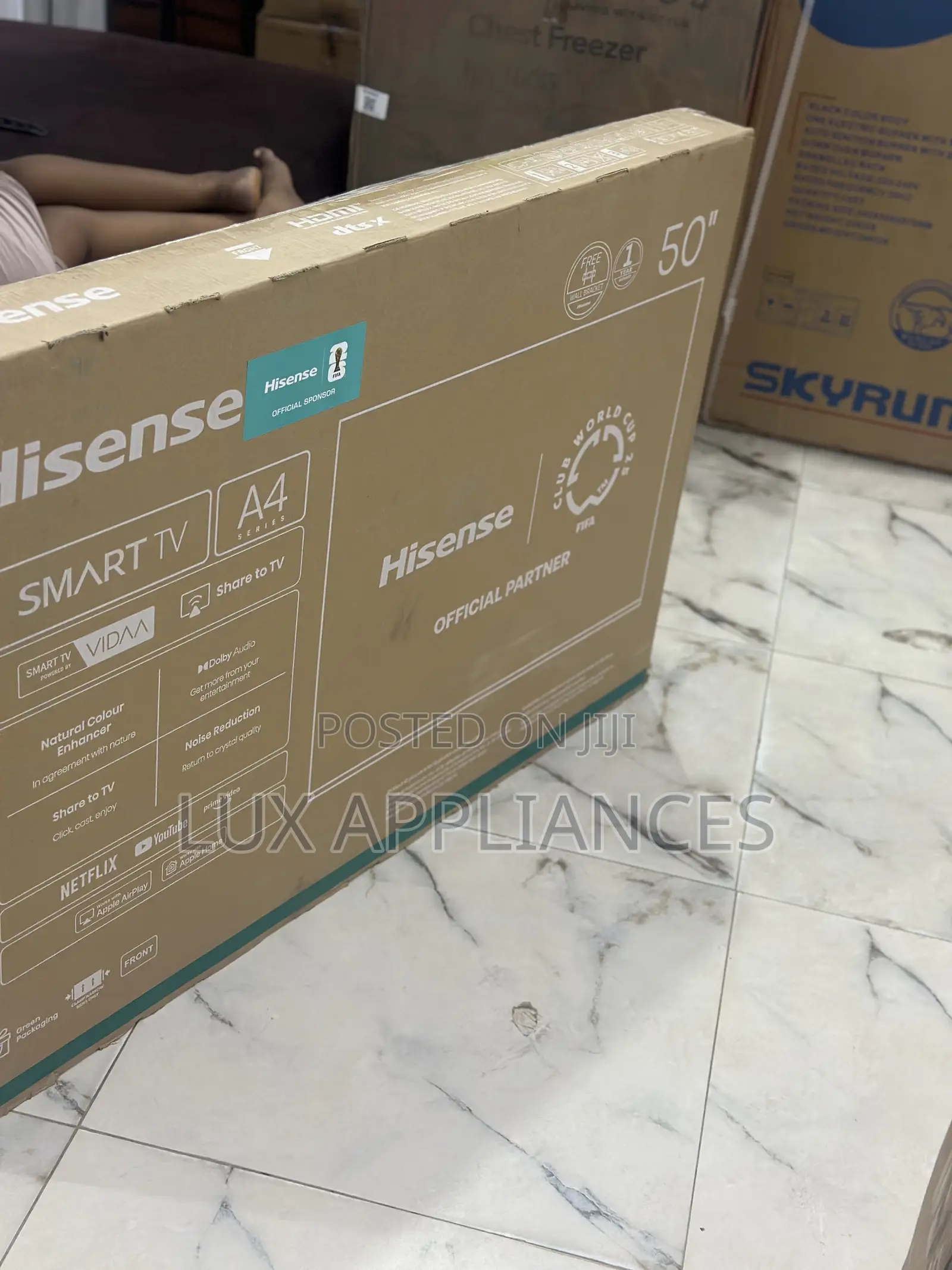 Crystal-Clear Hisense 50" Smart Display