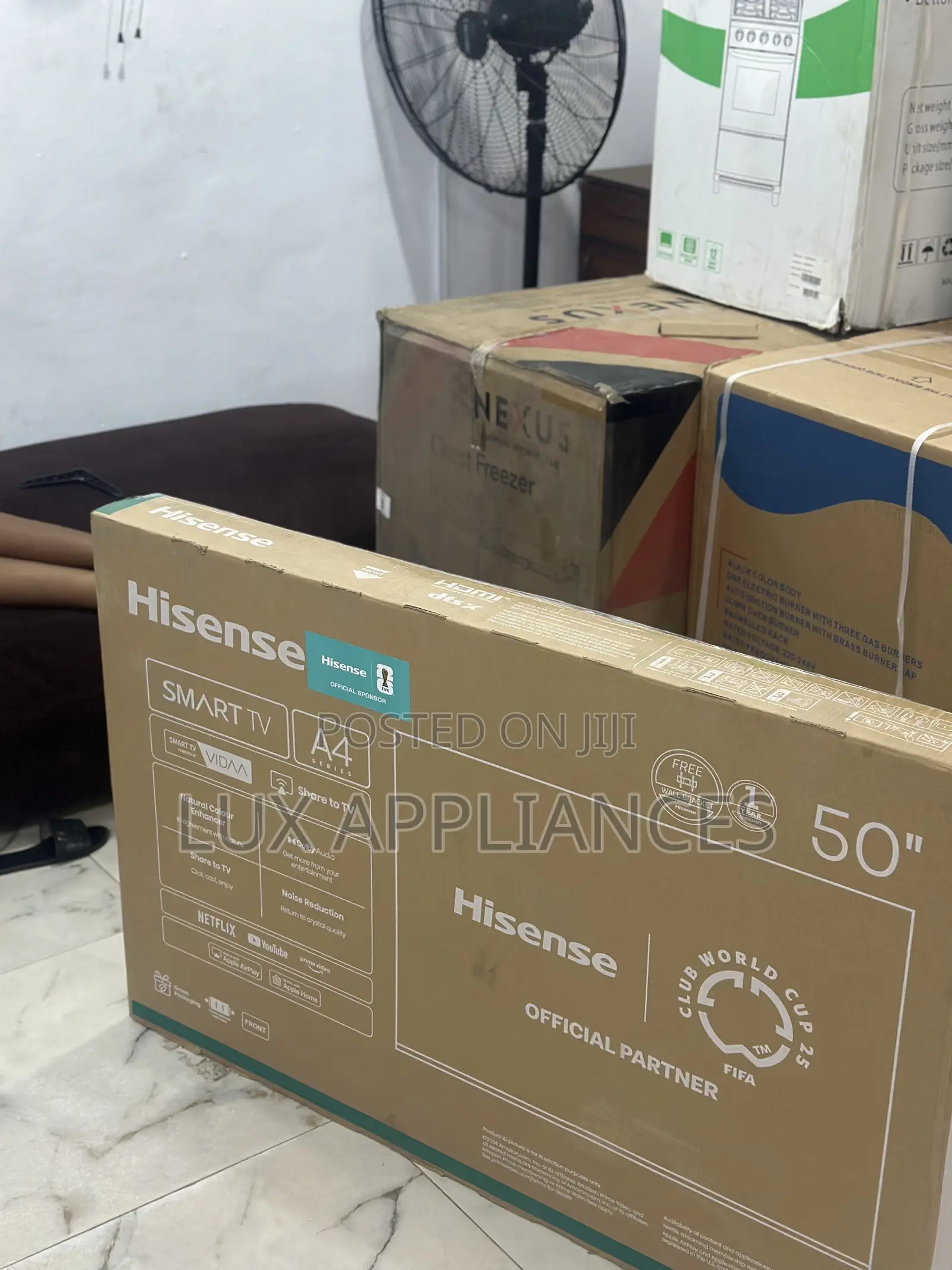 Clarity-Boosted Hisense 50-Inch Tv